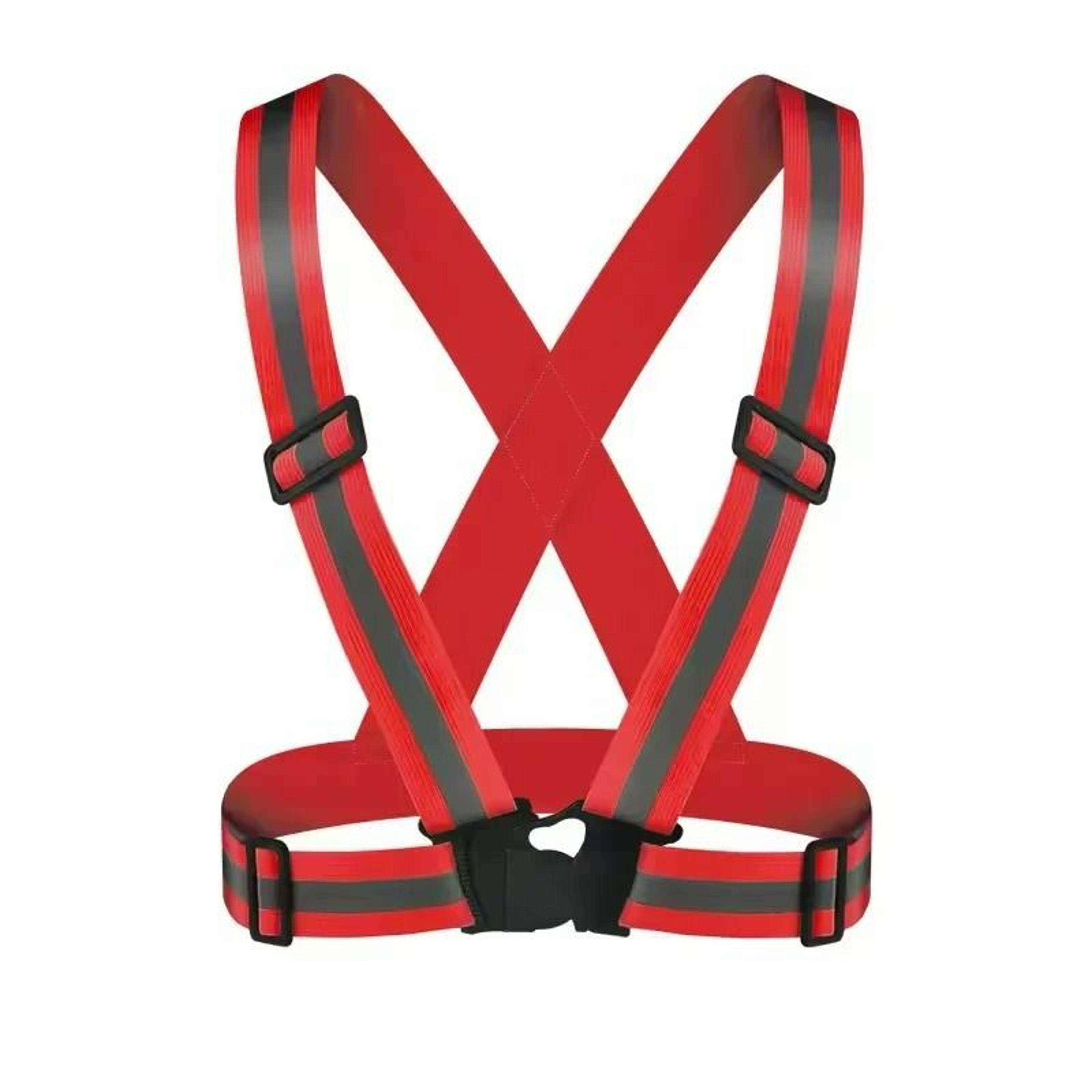 Adjustable Night Running Reflective Safety Vest Lightweight High Visibility Biking Gear For Walking 8