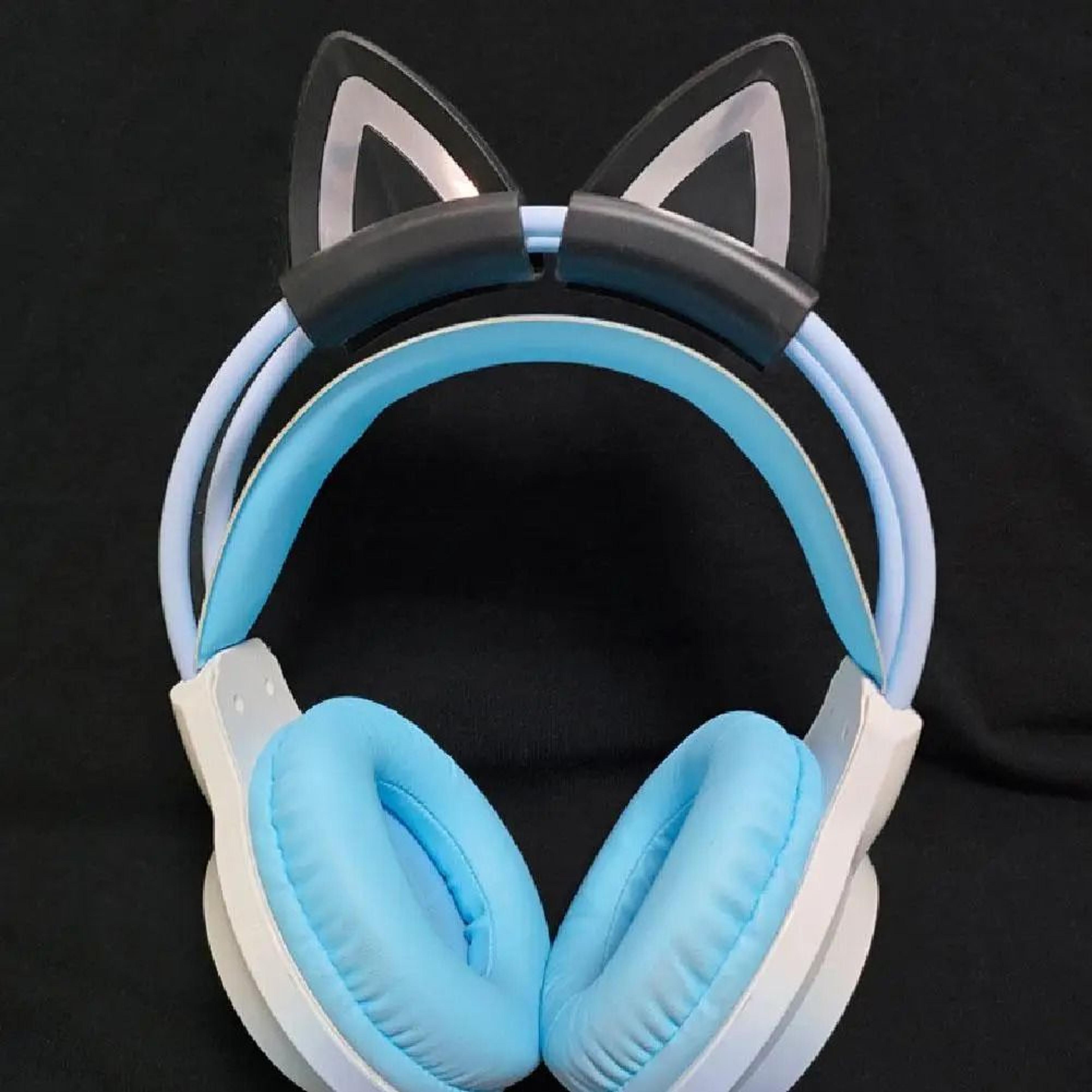 Universal Silicone Cat Ear Attachment For Gaming Headsets Lightweight Stereo Headphone Decoration P 5