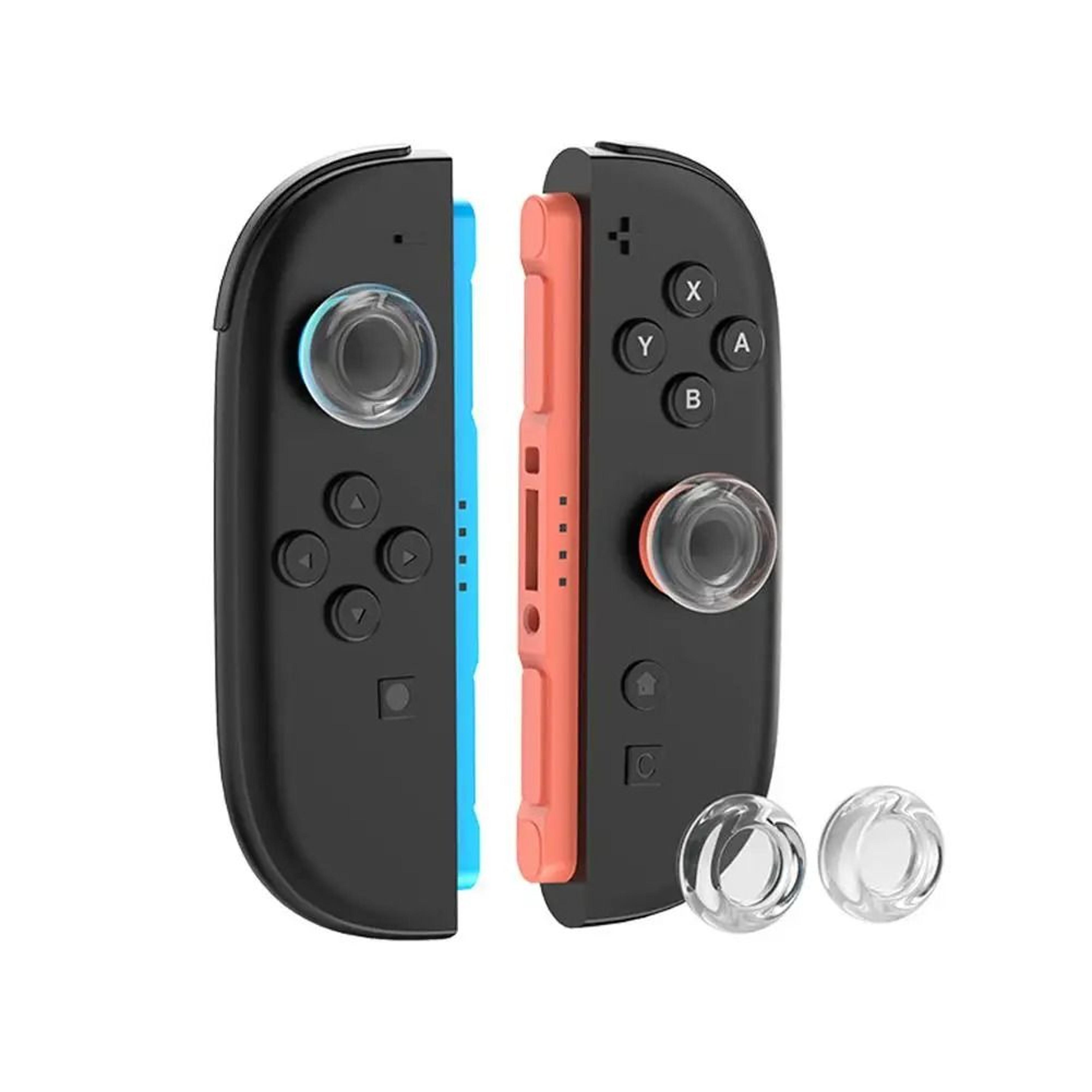 IINE Transparent Thumb Grip Caps For Nintendo Switch 2 Protective Joystick Covers With Soft Silicon 4