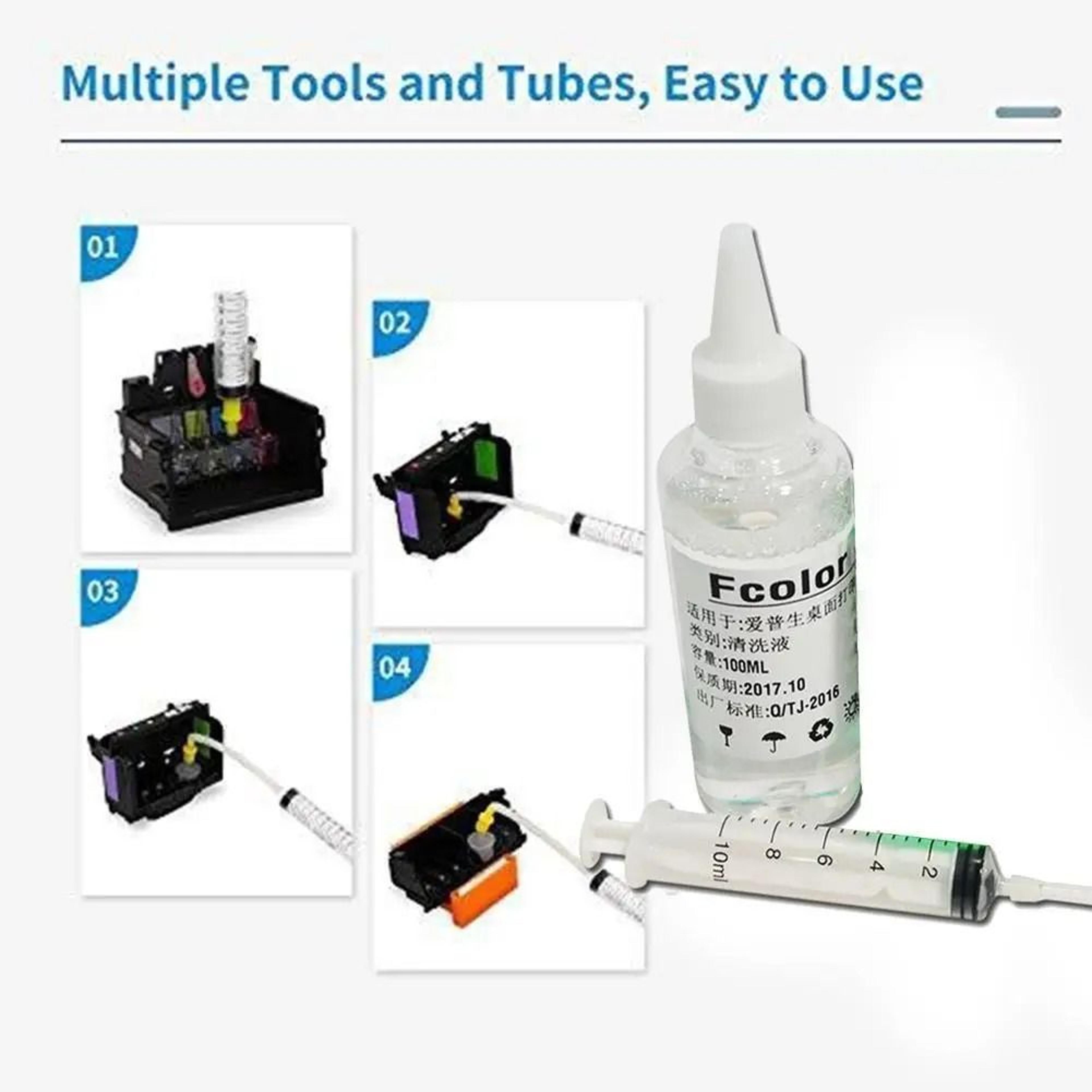 100ml Professional DTF Printer Cleaning Solution  HighFidelity Maintenance Liquid For PET Film  Ink 1