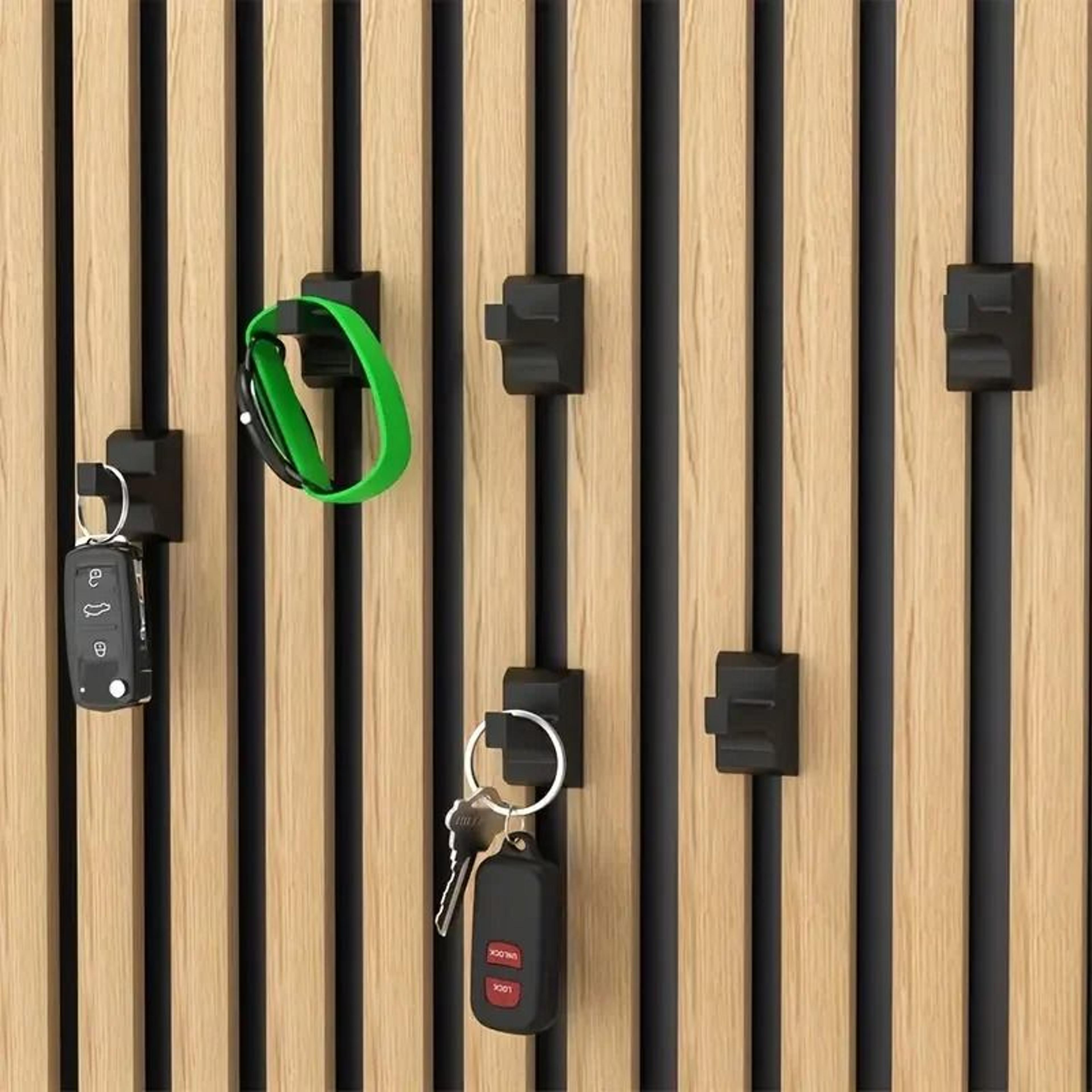 Acoustic Panel Integrated Hook  HeavyDuty NoDrill Mounting For 13mm Slotted Channels 3