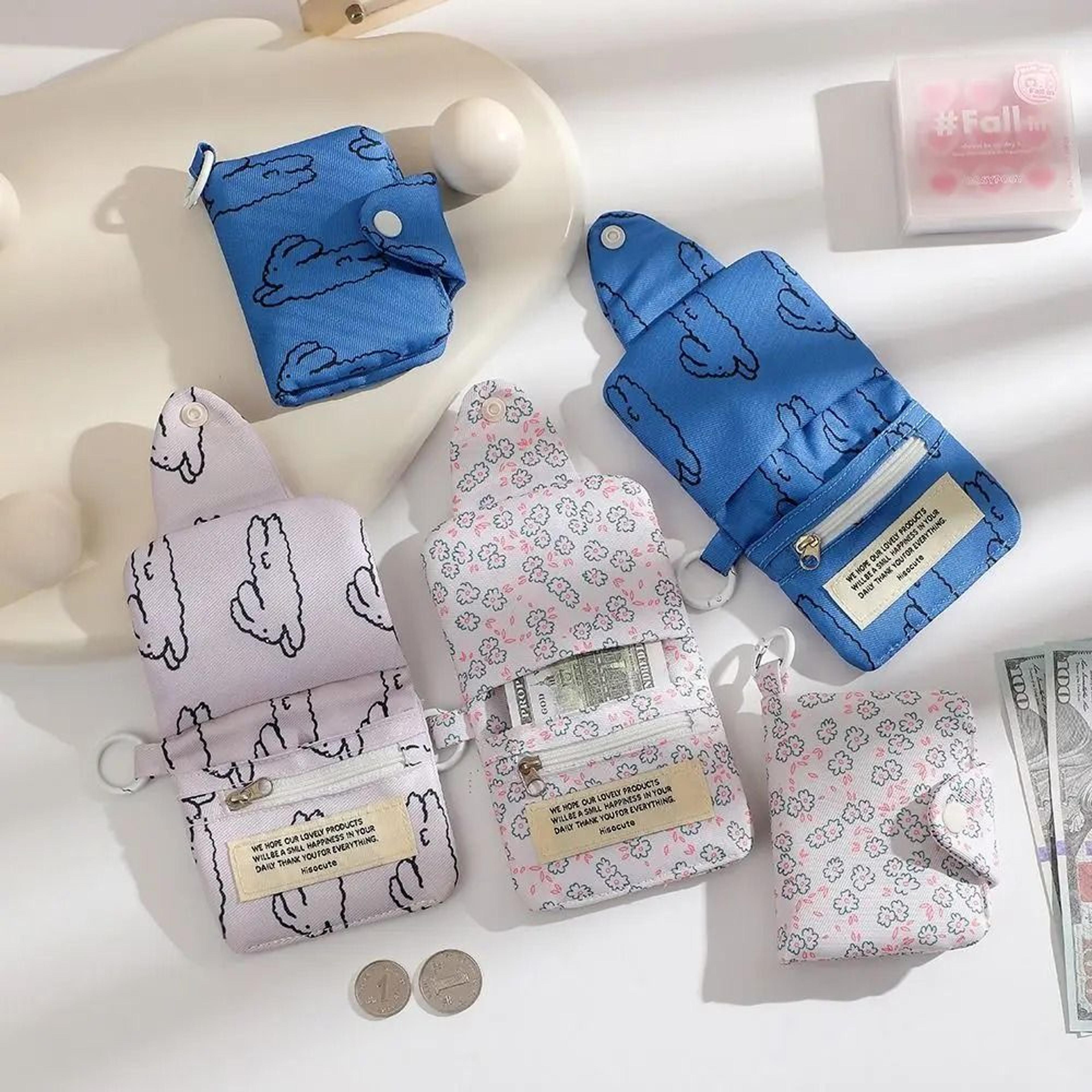 Floral KoreanFashion Student Wallet  HighFidelity Boutique Coin Purse  Portable Card Storage Galler 2