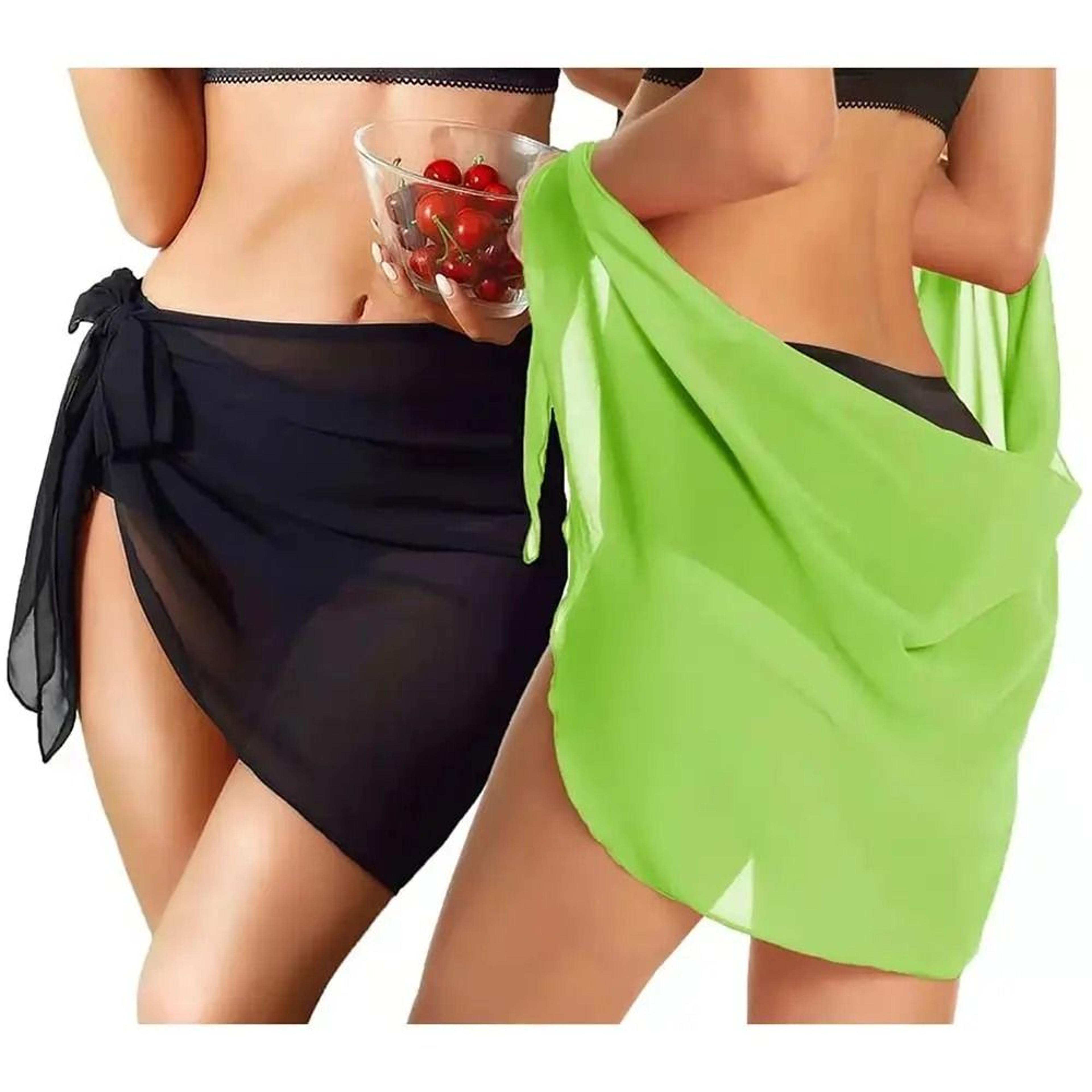 Chiffon Sheer Beach Sarong  HighFidelity Bikini Wrap  Professional Boutique Swimwear CoverUp 4