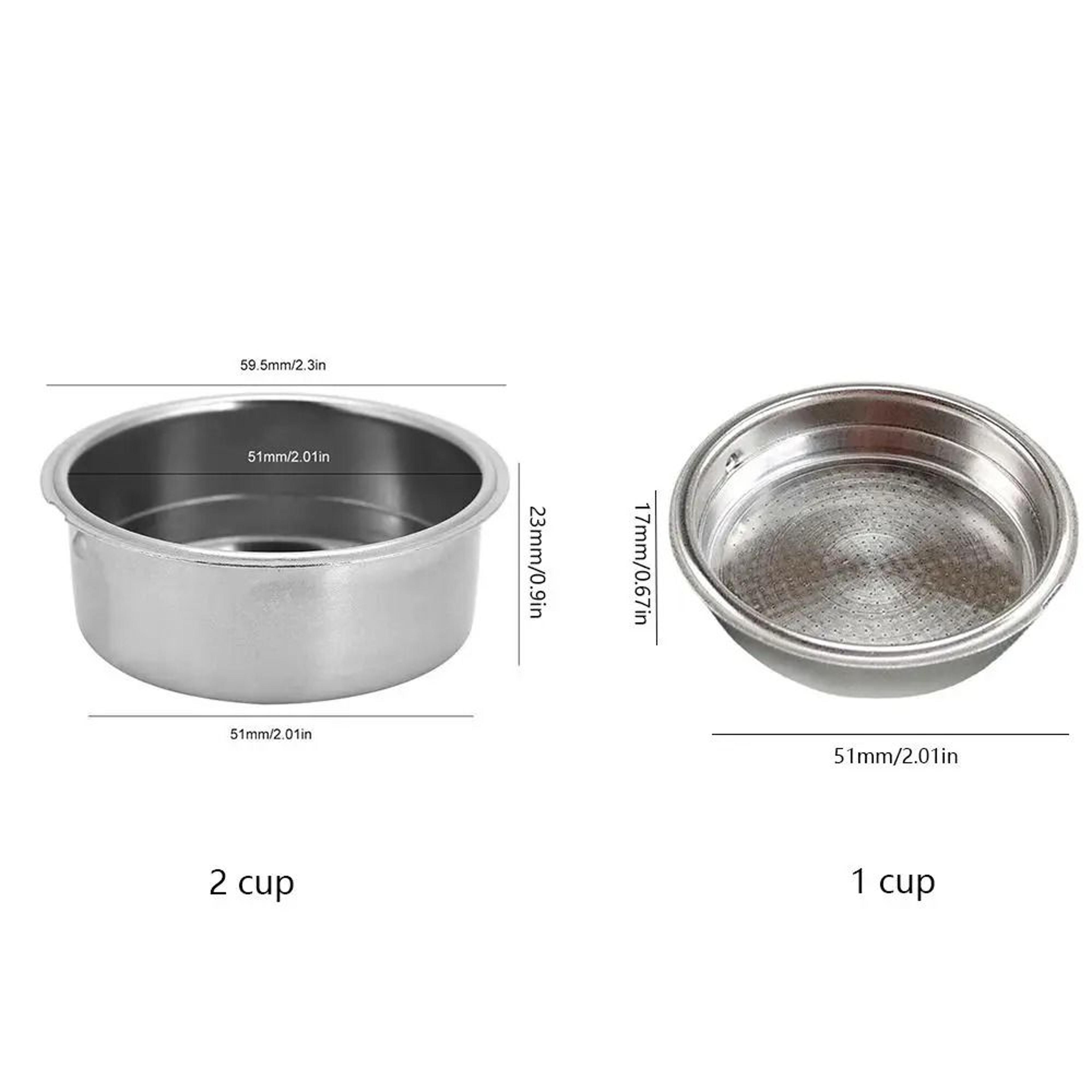 Precision Espresso Filter Gallery  HighFidelity 51mm Stainless Steel Pressurized Basket  Profession 3