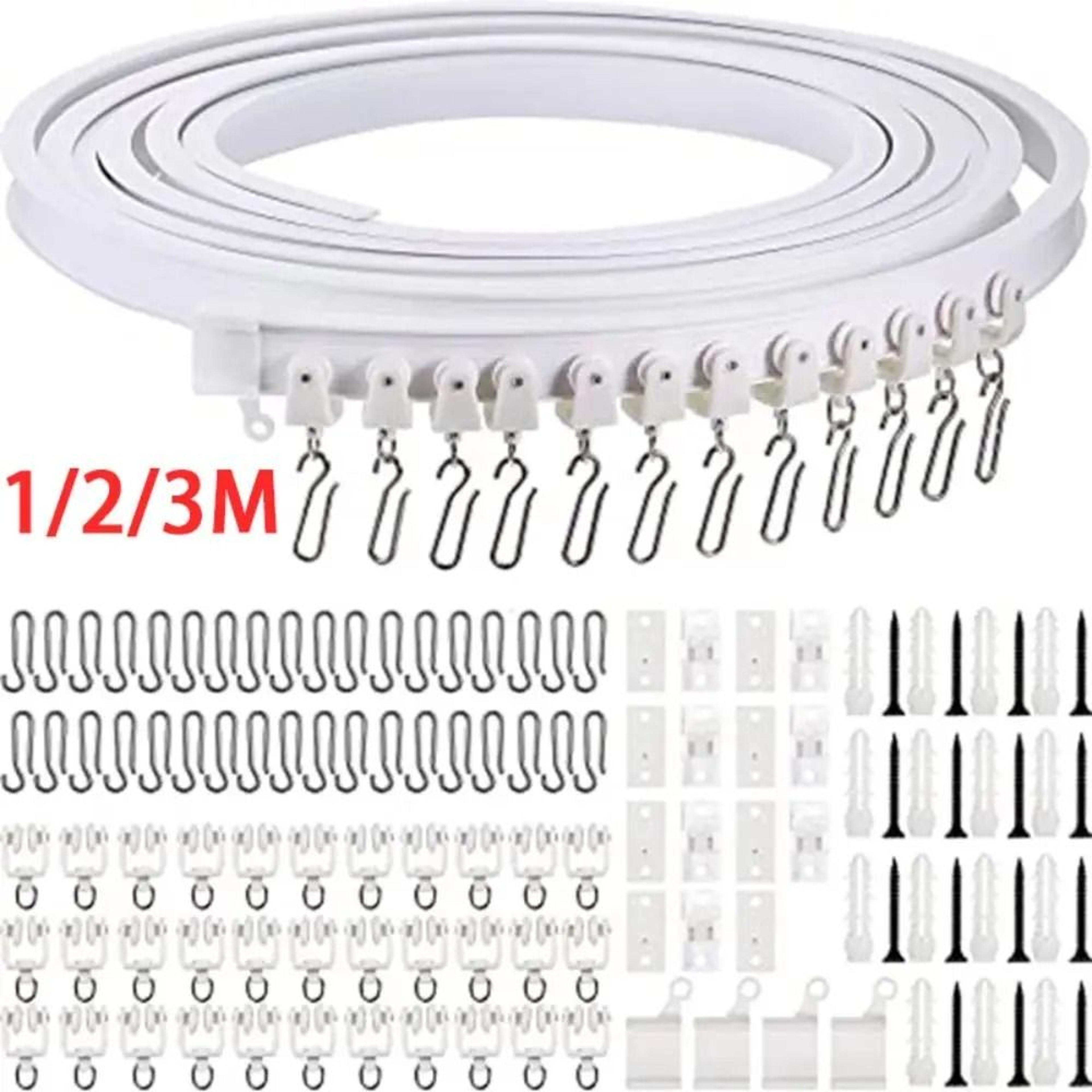 Plastic Bendable Curtain Track  Nano Silencer Hardware Logic 5