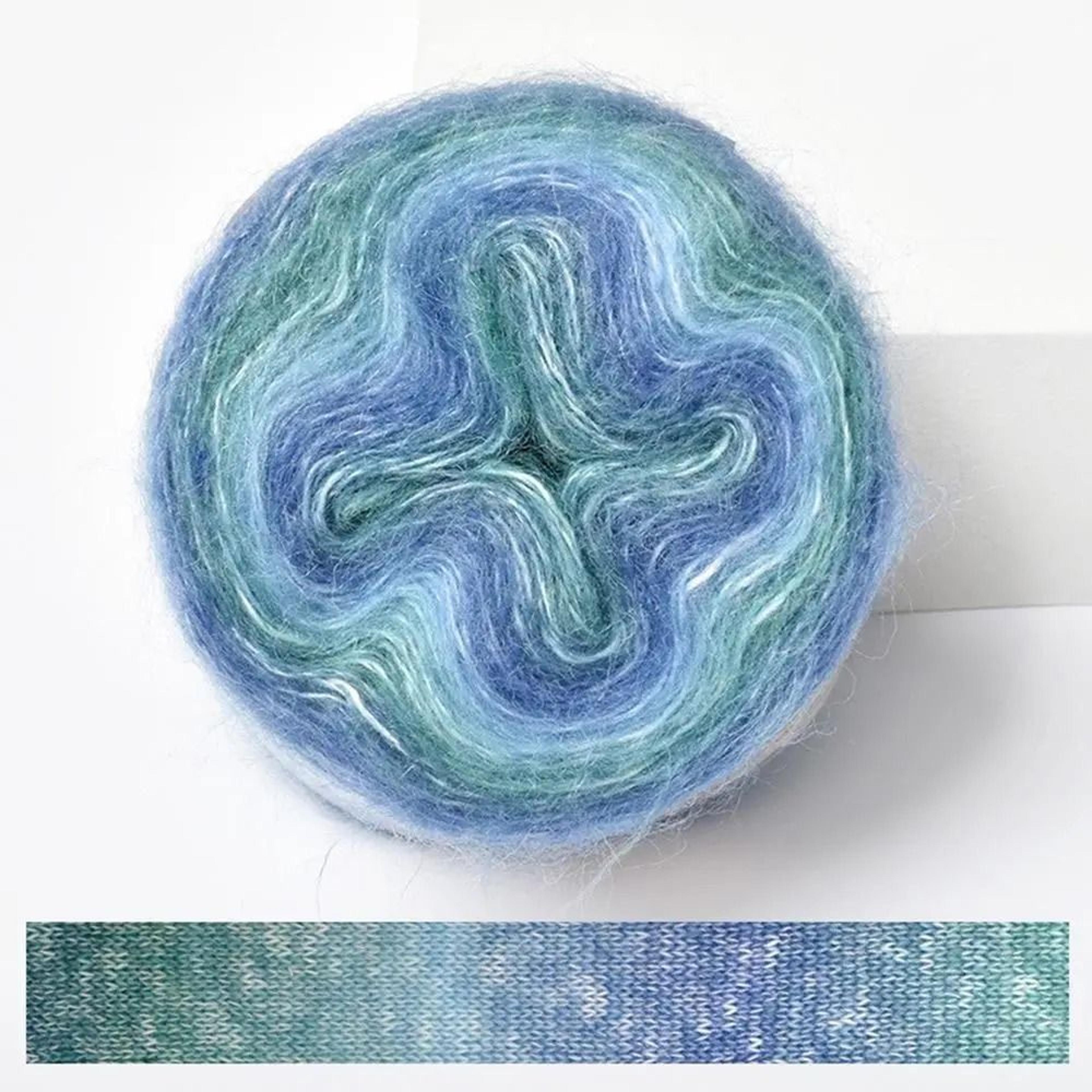 Rainbow Gradient Cake Yarn  Technical Organic Cotton Aesthetic Logic 14