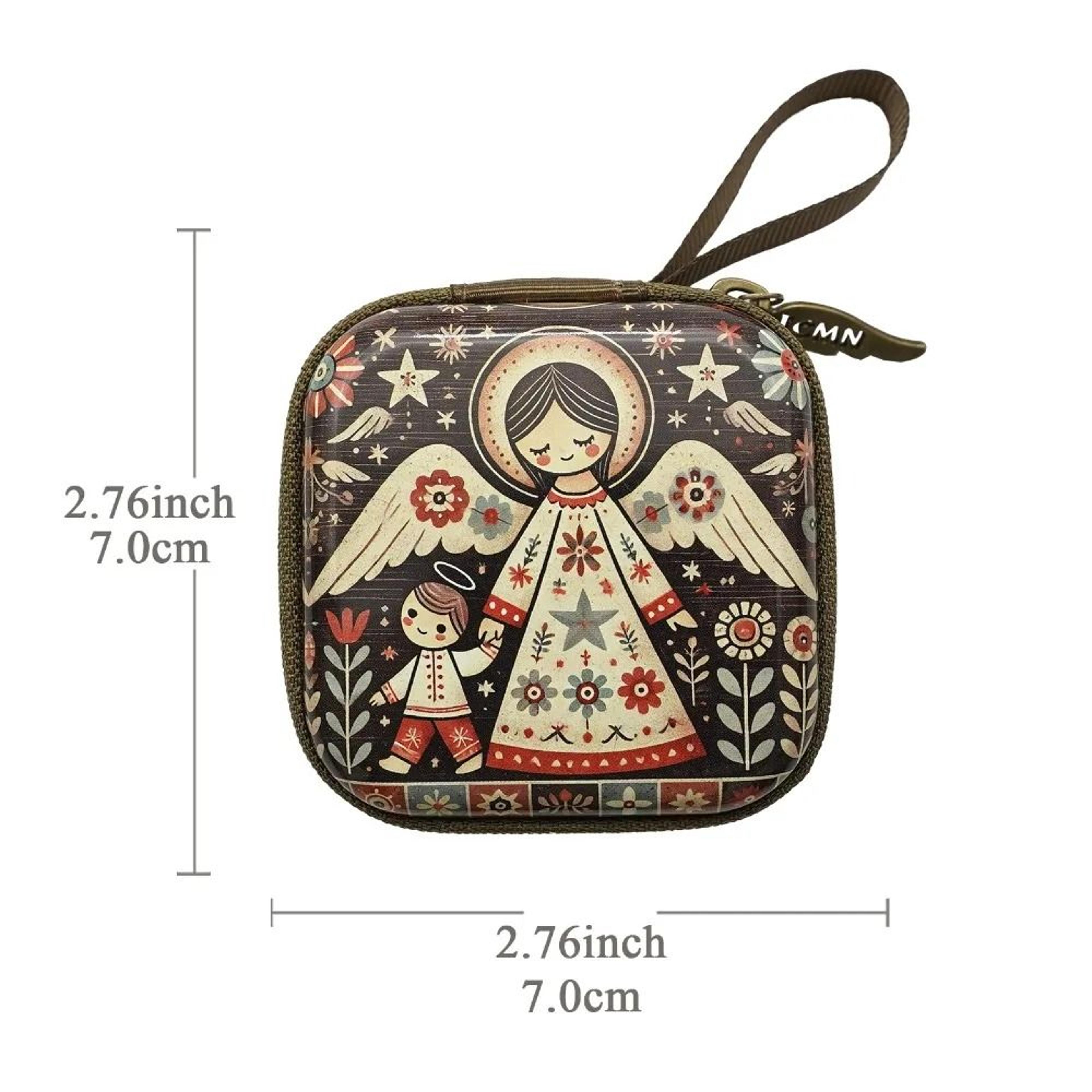 Virgin Mary Rosary Storage Bag  Technical Devotional Utility Logic 9