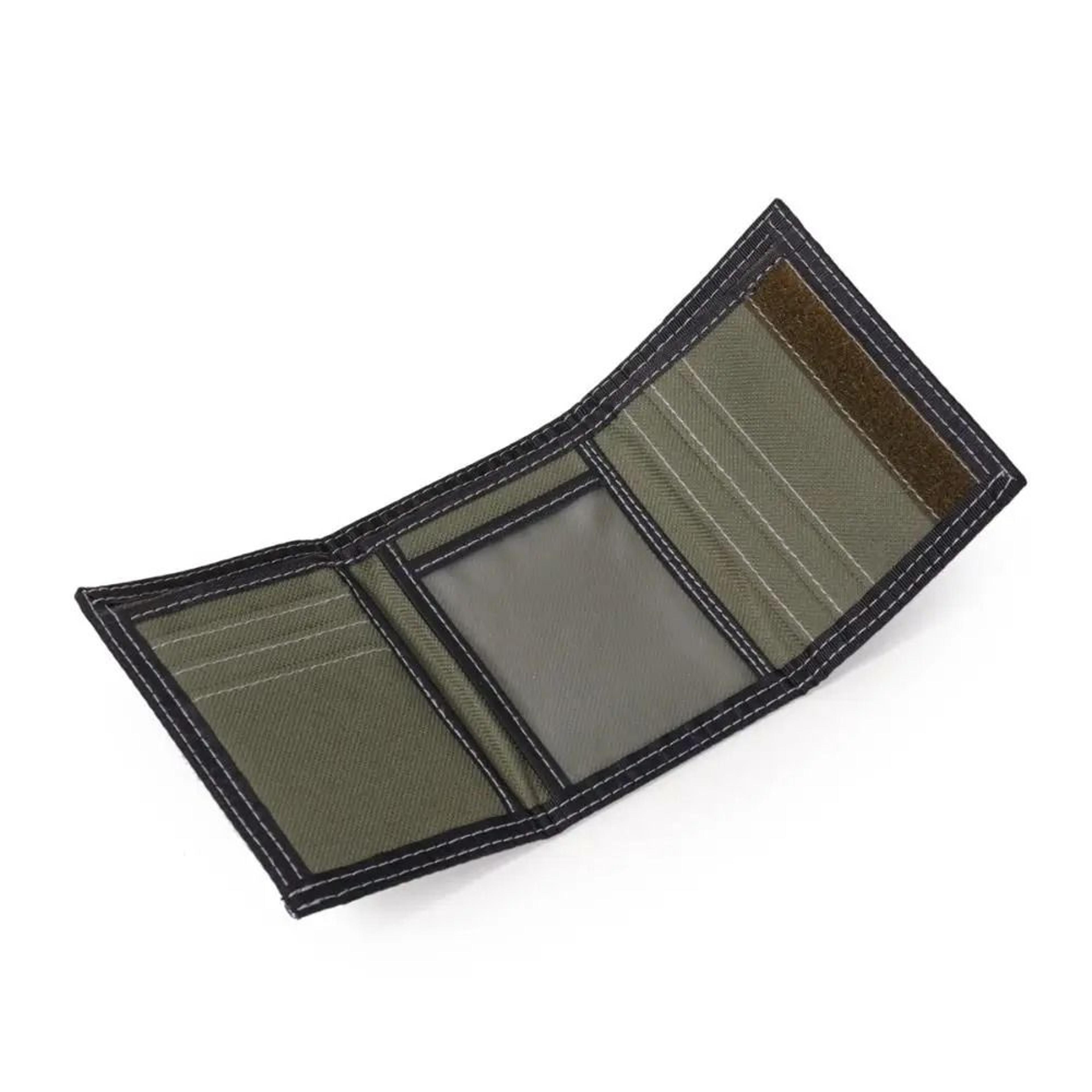 Canvas Trifold Wallet  Technical Compact EDC Utility Logic 3