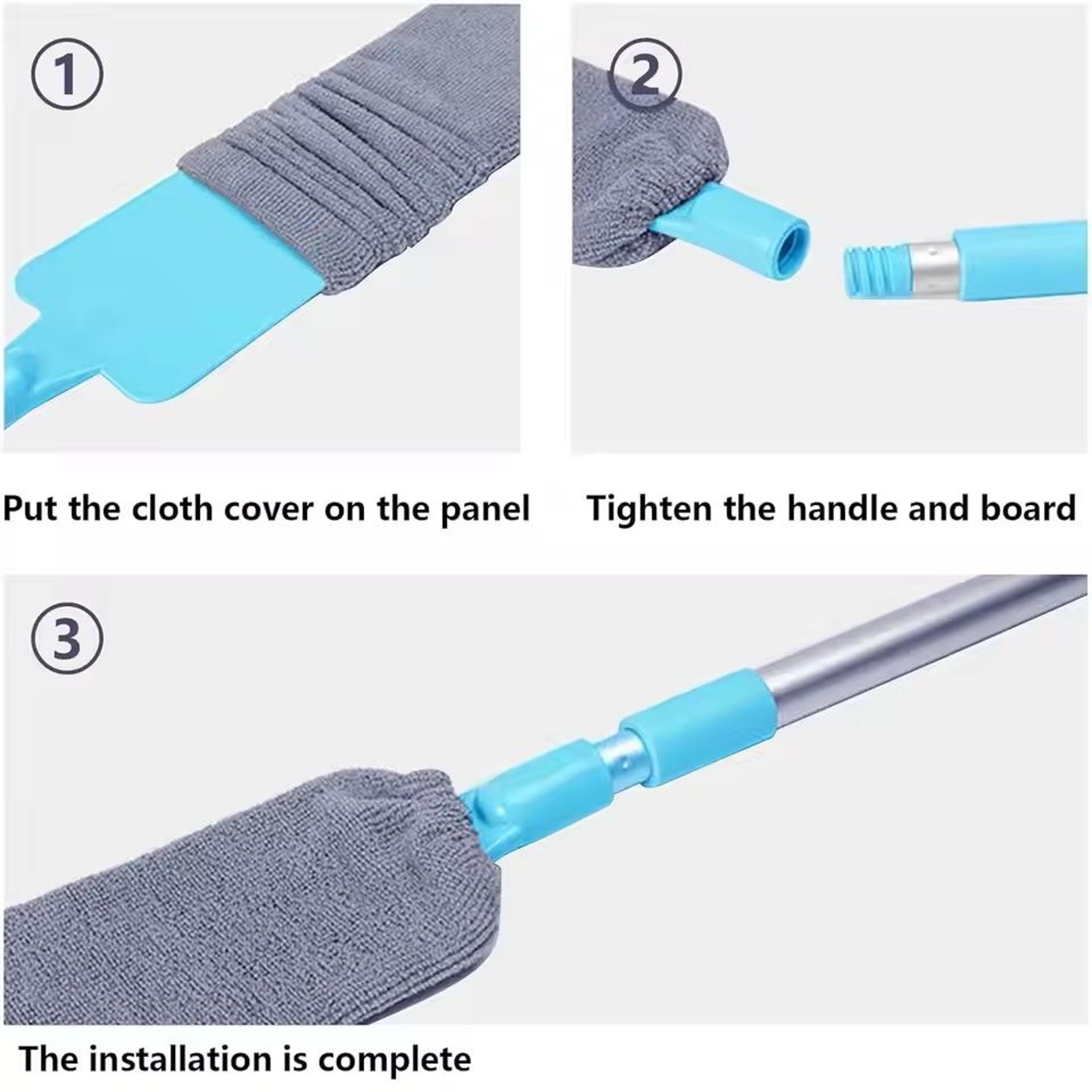 OrbitalReach Long Handle Dust Mop  Professional Floor  Ceiling Surface Neutralization  Maintenance  3