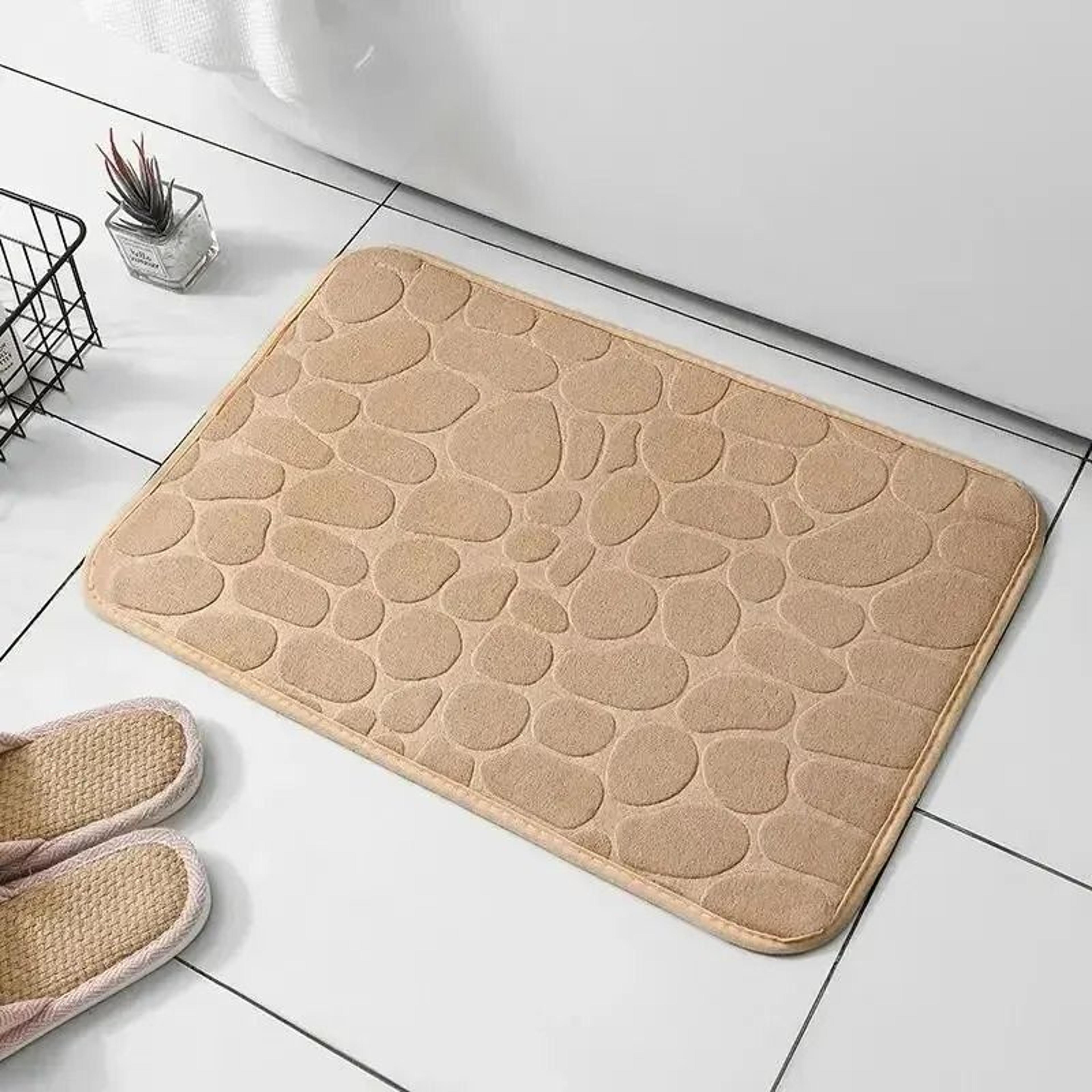 PebbleEmbossed AntiSlip Fiber Mat  Professional Bathroom  Living Room Floor Protection  Interior De 8