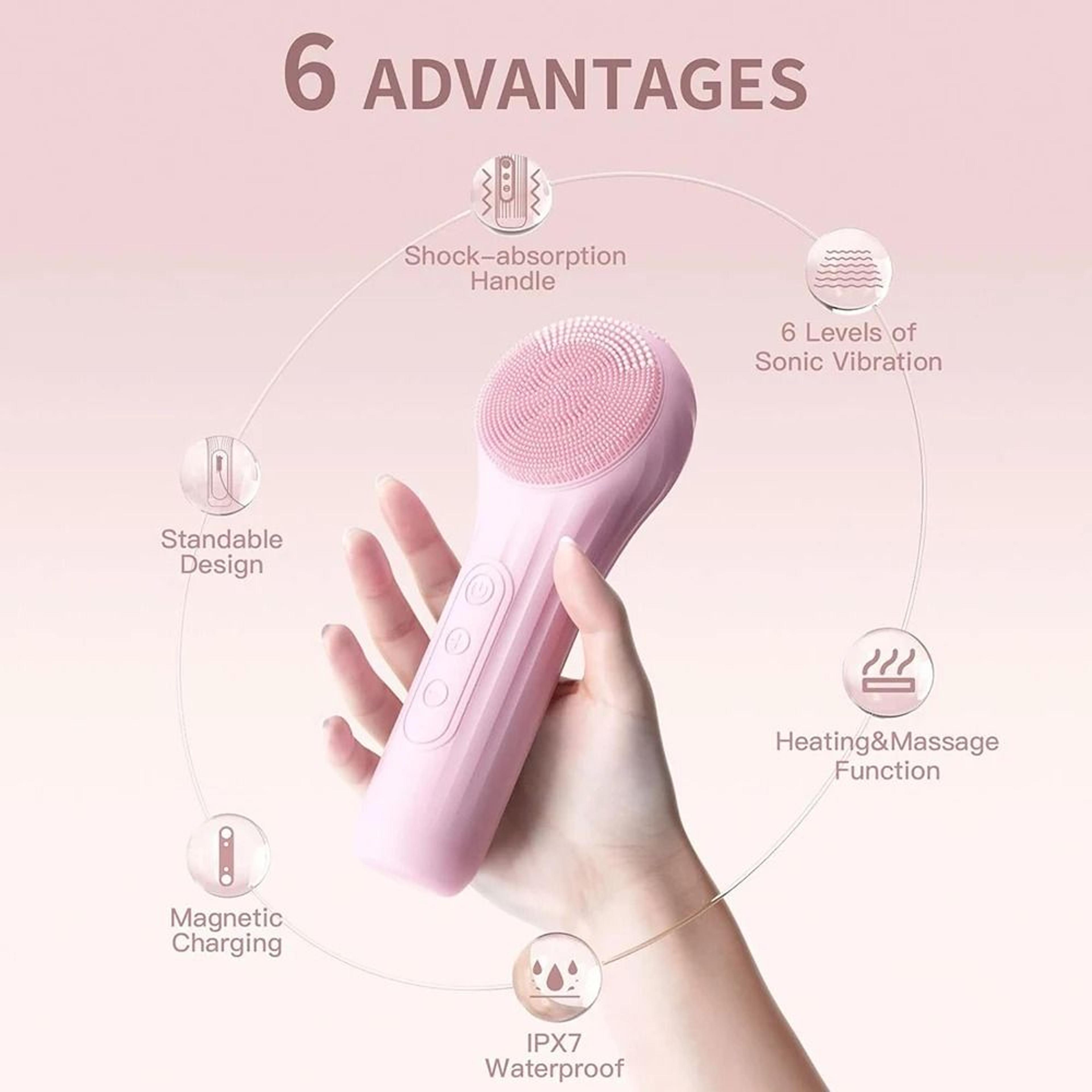 Sonic Aura Facial Restoration Interface  Professional Ultrasonic Skin Cleansing  Hot Compress Syste 1