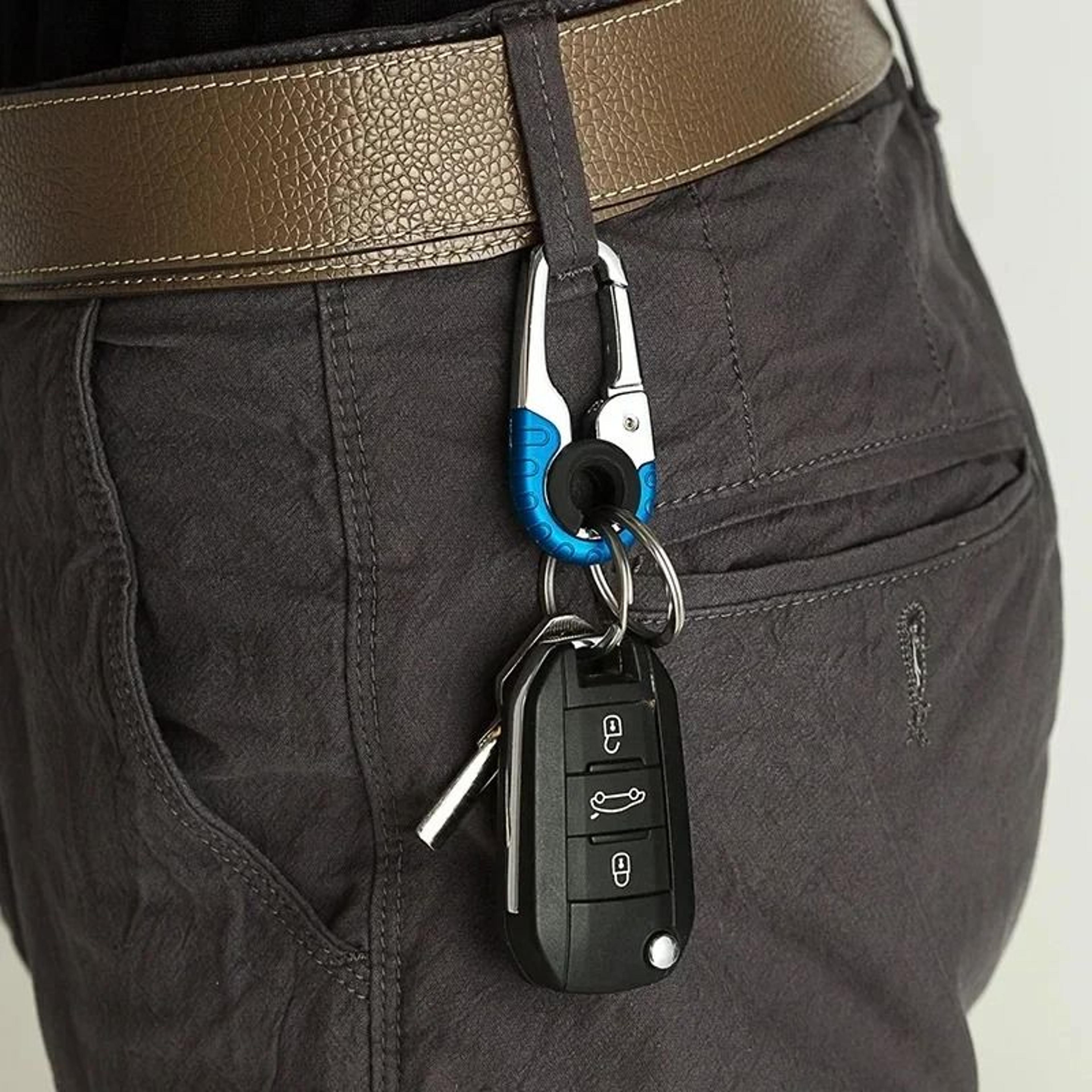 Stainless Steel HeavyDuty Keychain Buckle And Outdoor Carabiner 2