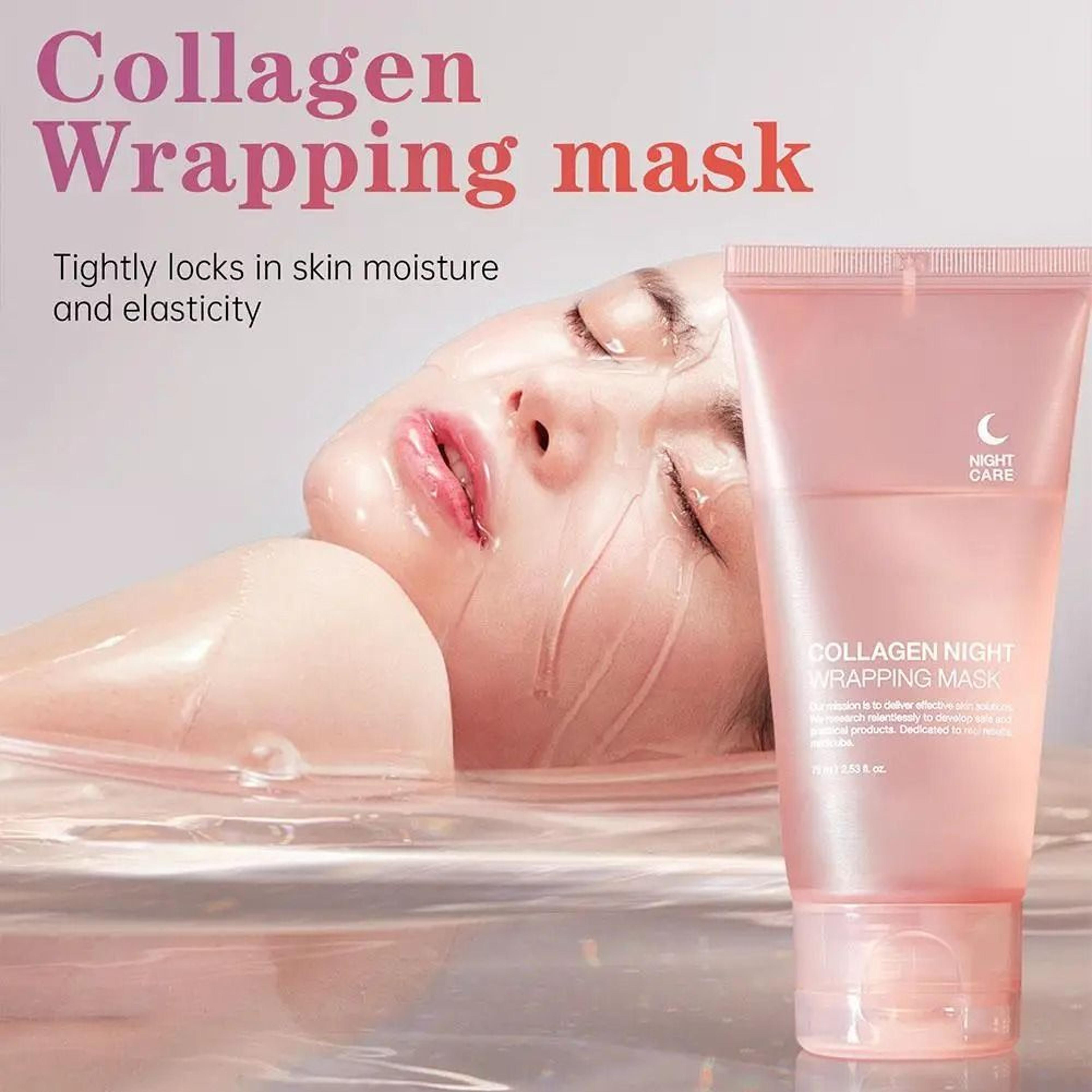 Hydrolyzed Collagen Overnight Wrapping PeelOff Facial Mask 3