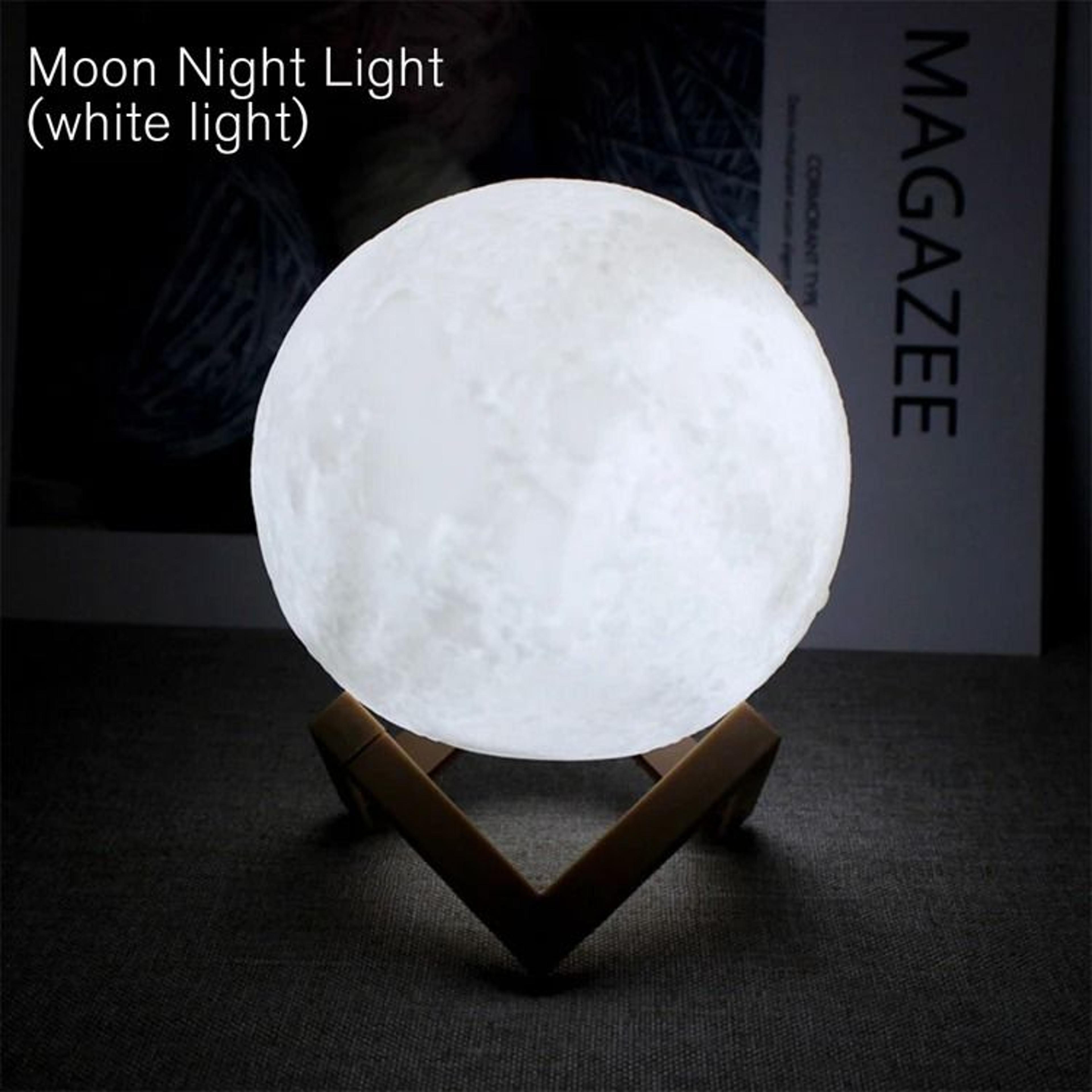 Geometric Moon Lamp Support Base And Ambient Display Interface 7