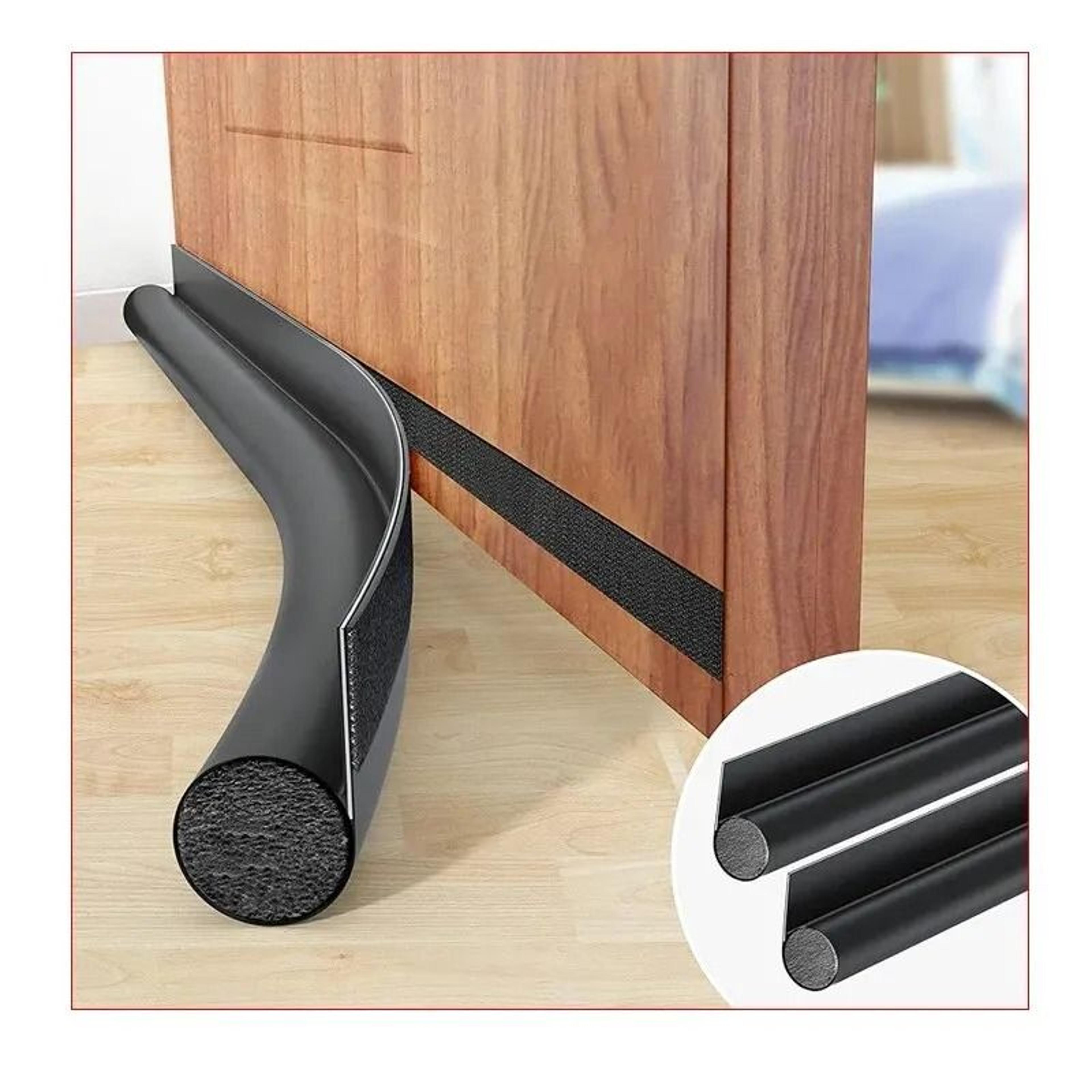 foam core under-door sealing strip and environmental barrier interface