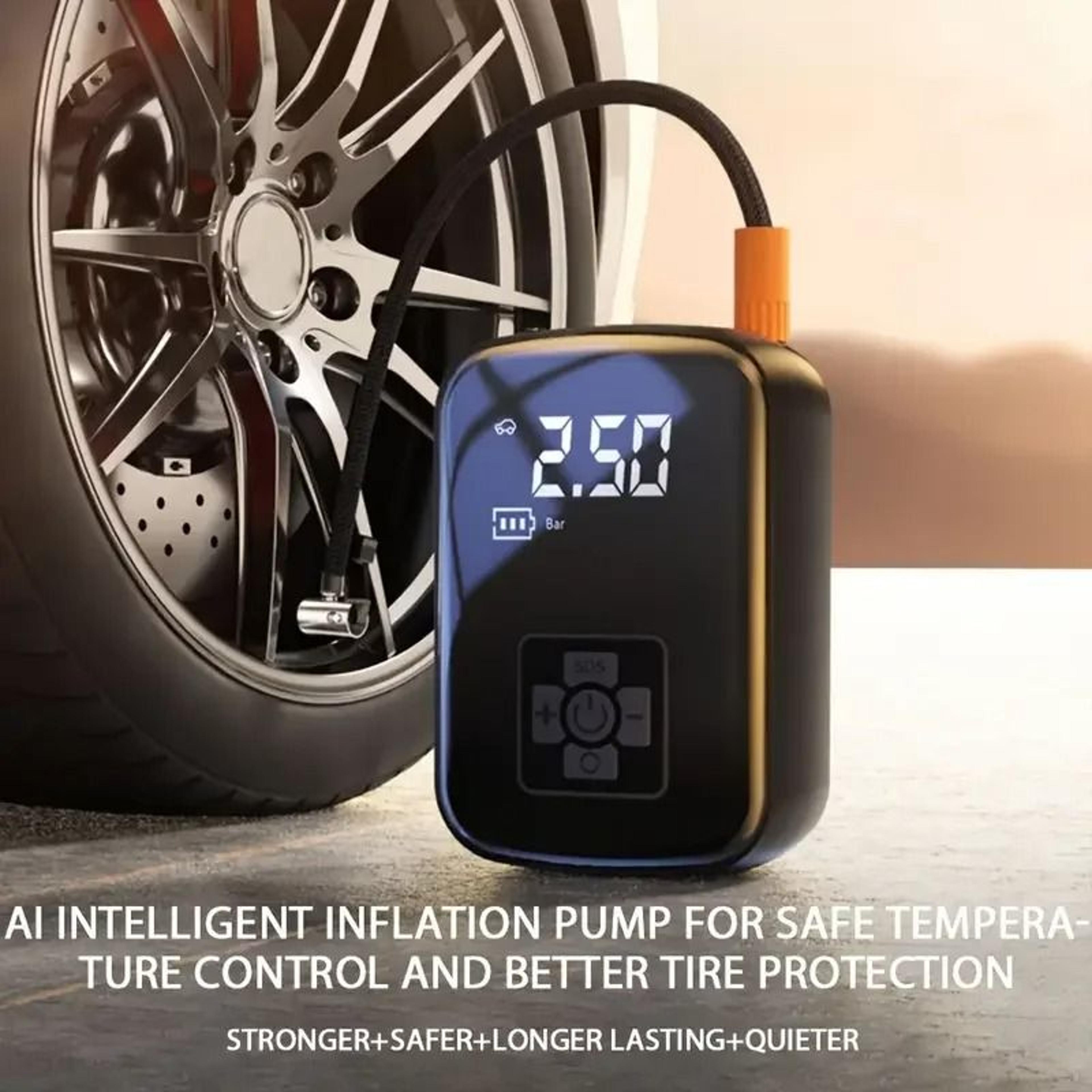 high-velocity wireless digital inflator and atmospheric pressure interface