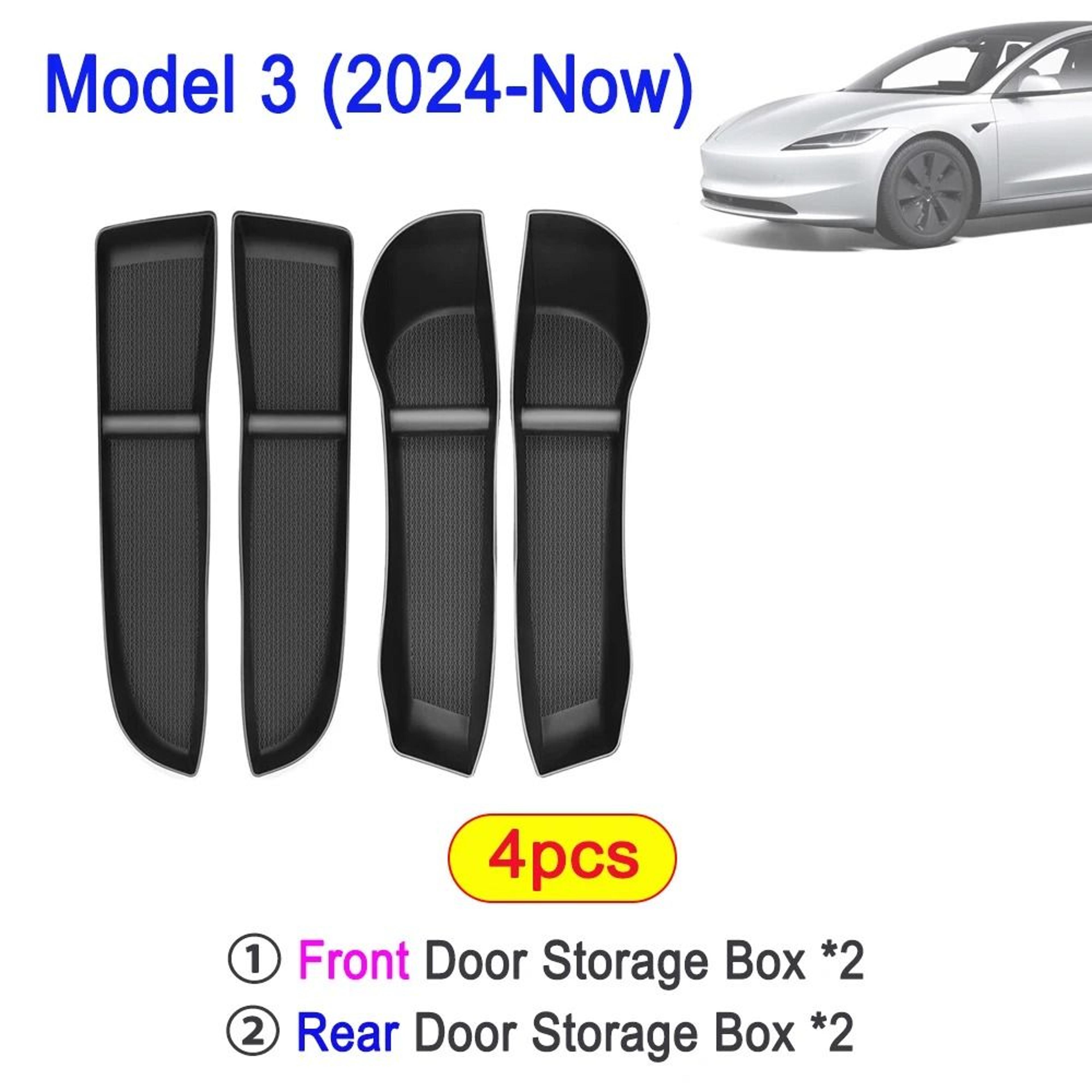 Tesla Model 3Y Juniper 20252026 Door Handle Storage Stabilization Interface 6
