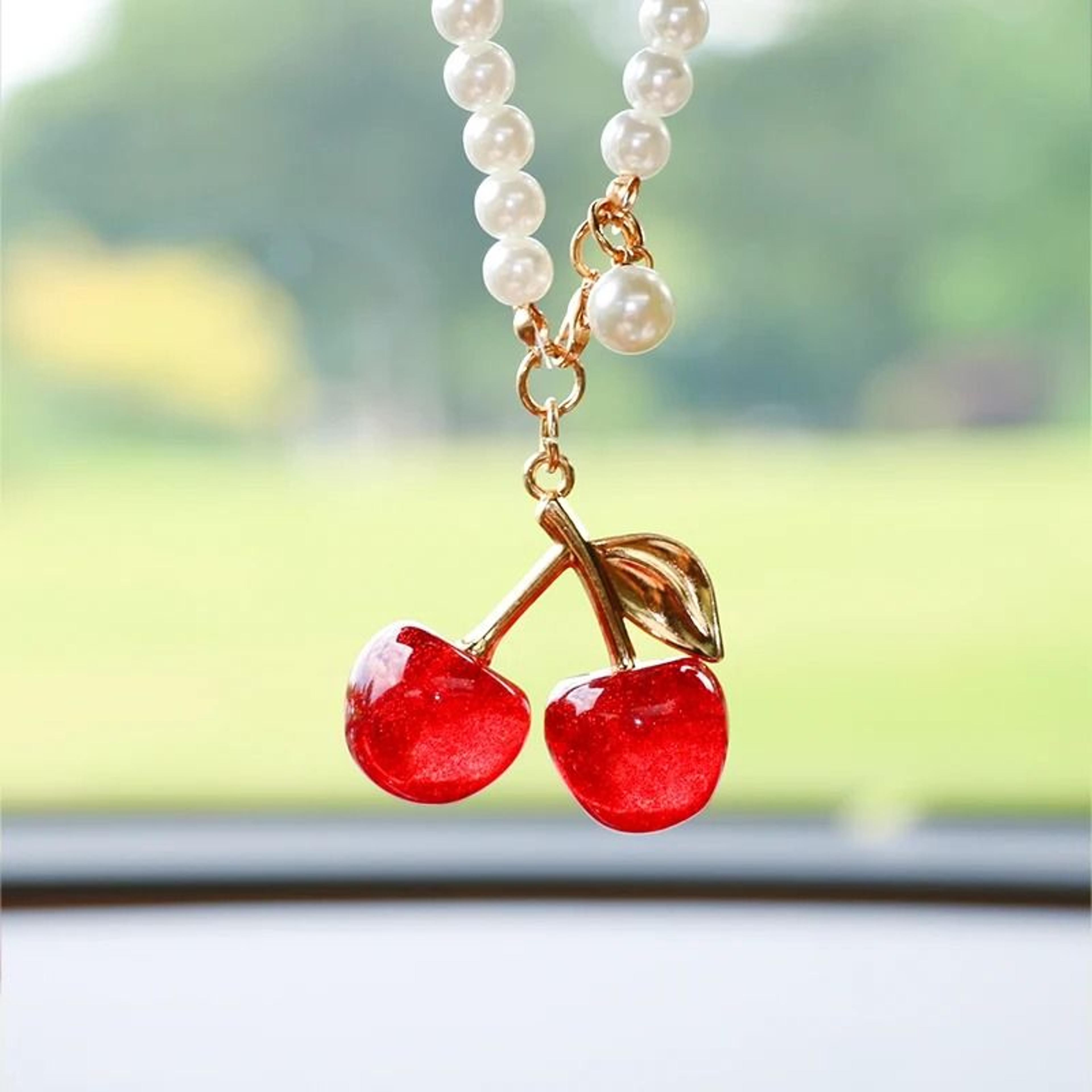 Aromatic Cherry Botanical And Rearview Mirror Aesthetic Interface 4