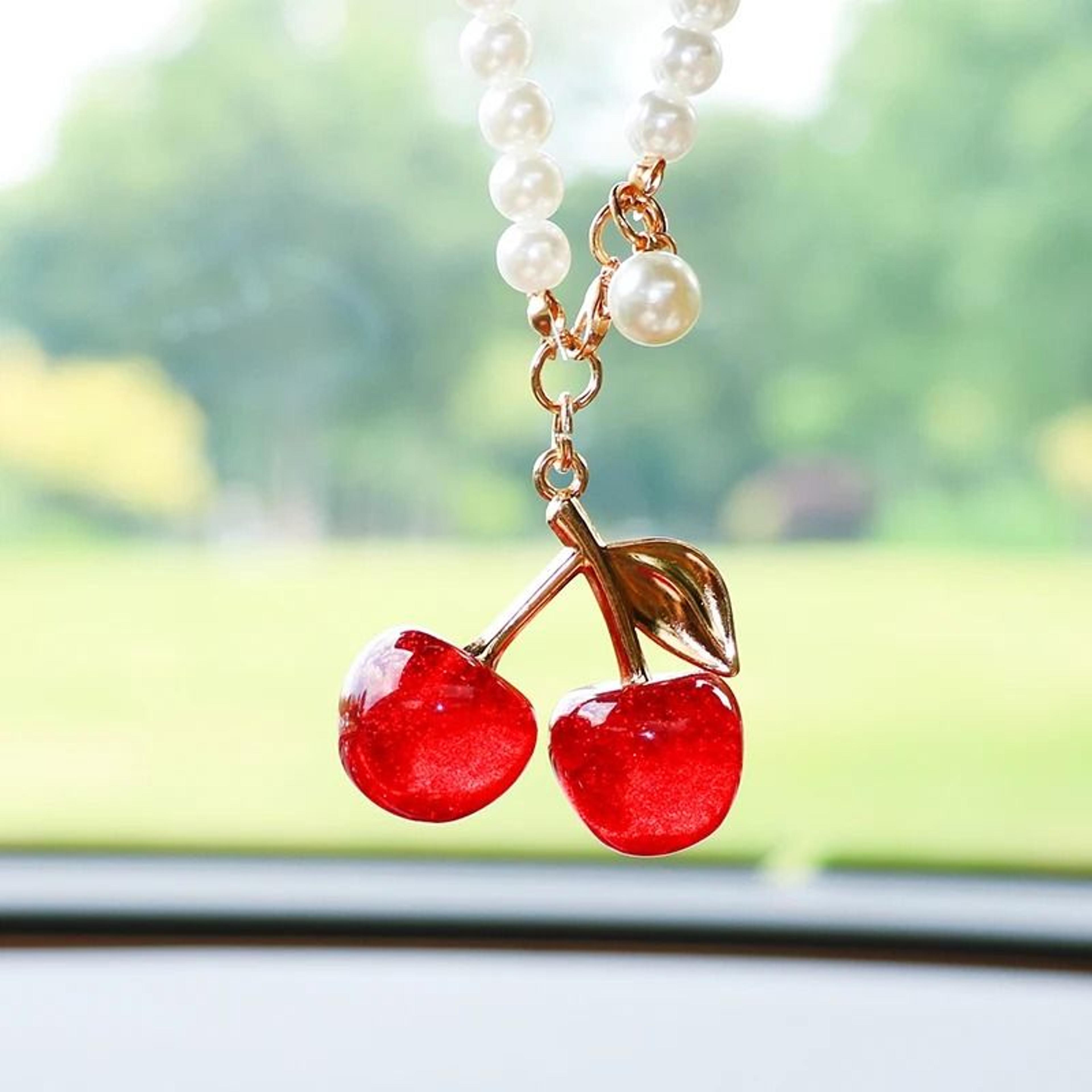 Aromatic Cherry Botanical And Rearview Mirror Aesthetic Interface 5