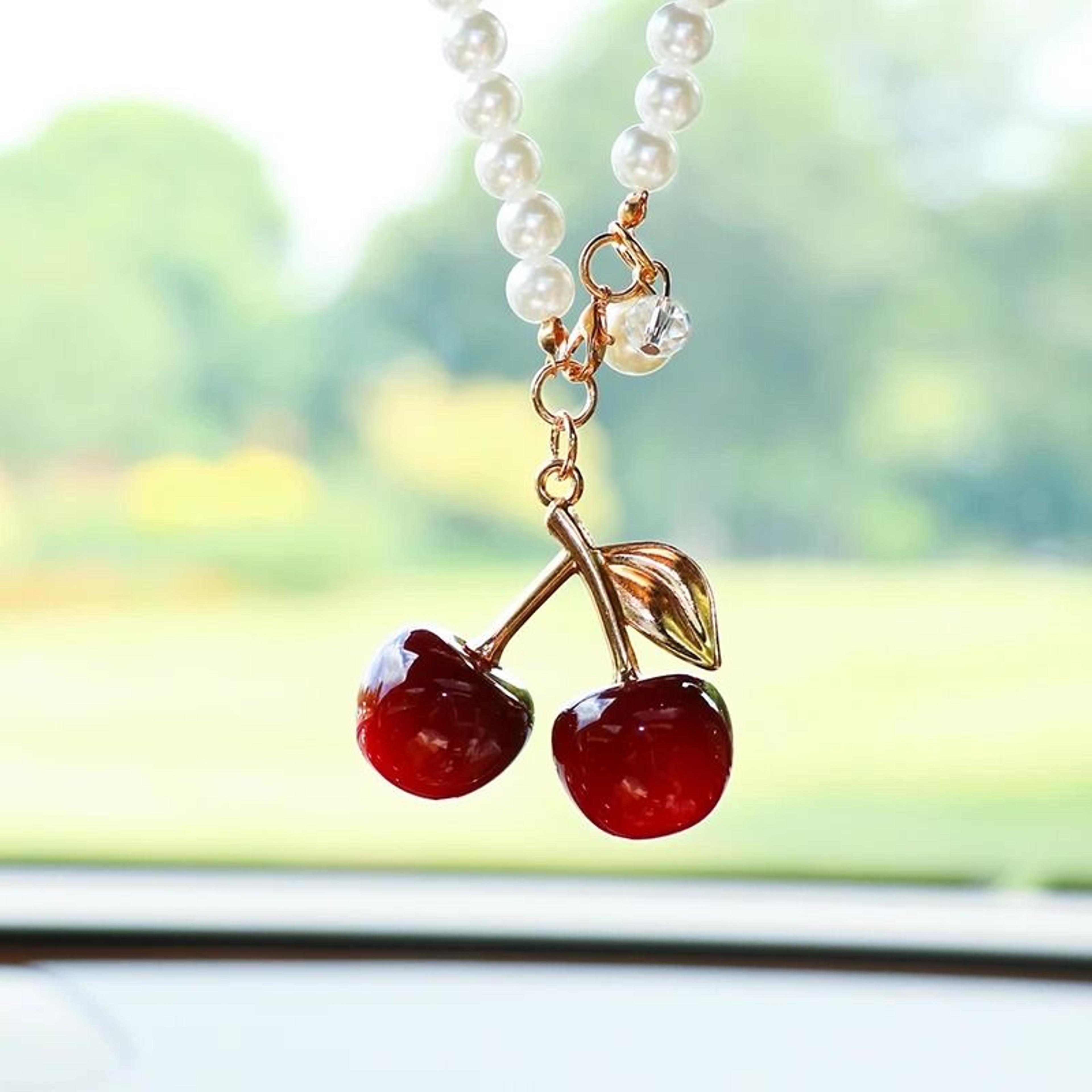 Aromatic Cherry Botanical And Rearview Mirror Aesthetic Interface 7