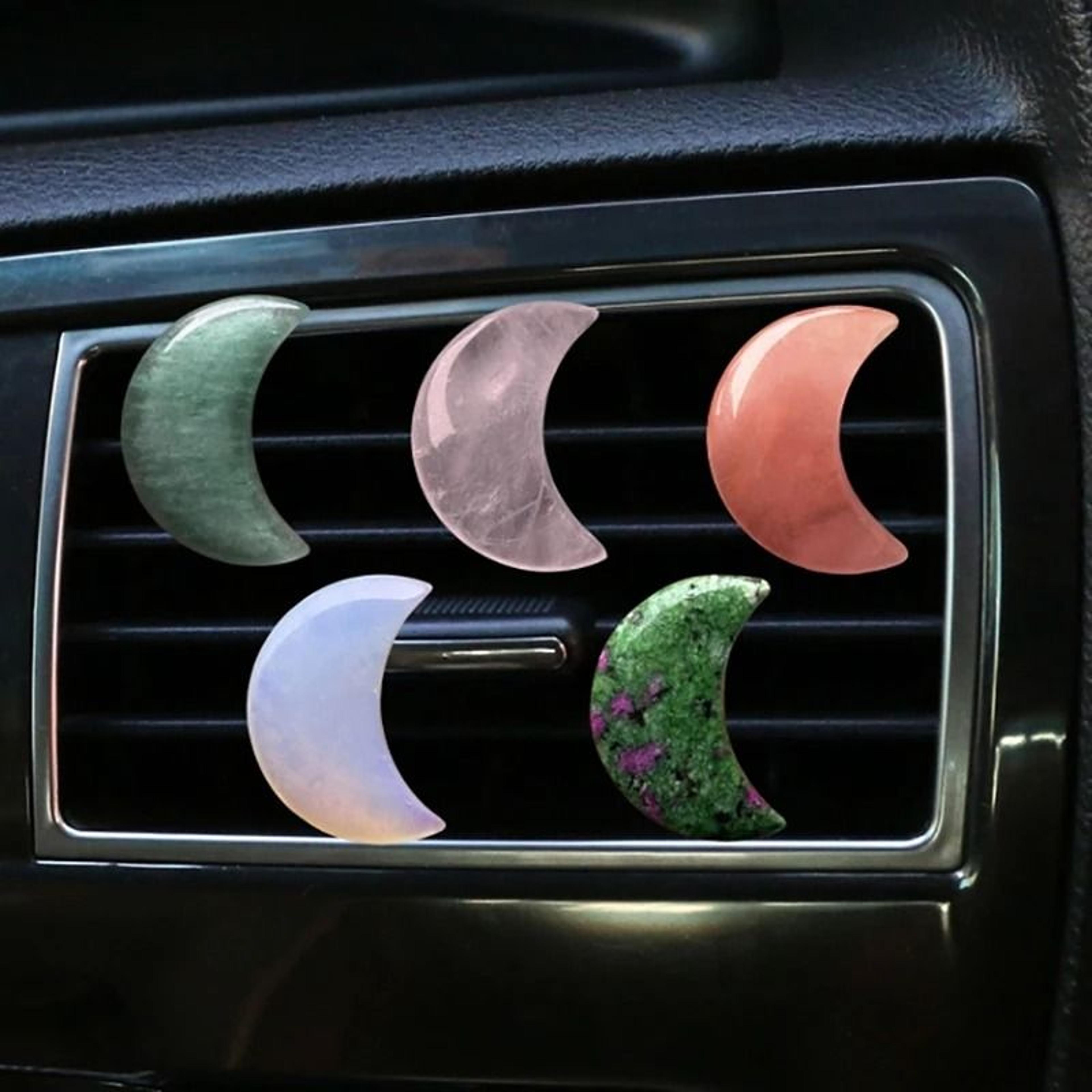 crystal moon car air freshener and air conditioner outlet fragrance diffuser clip