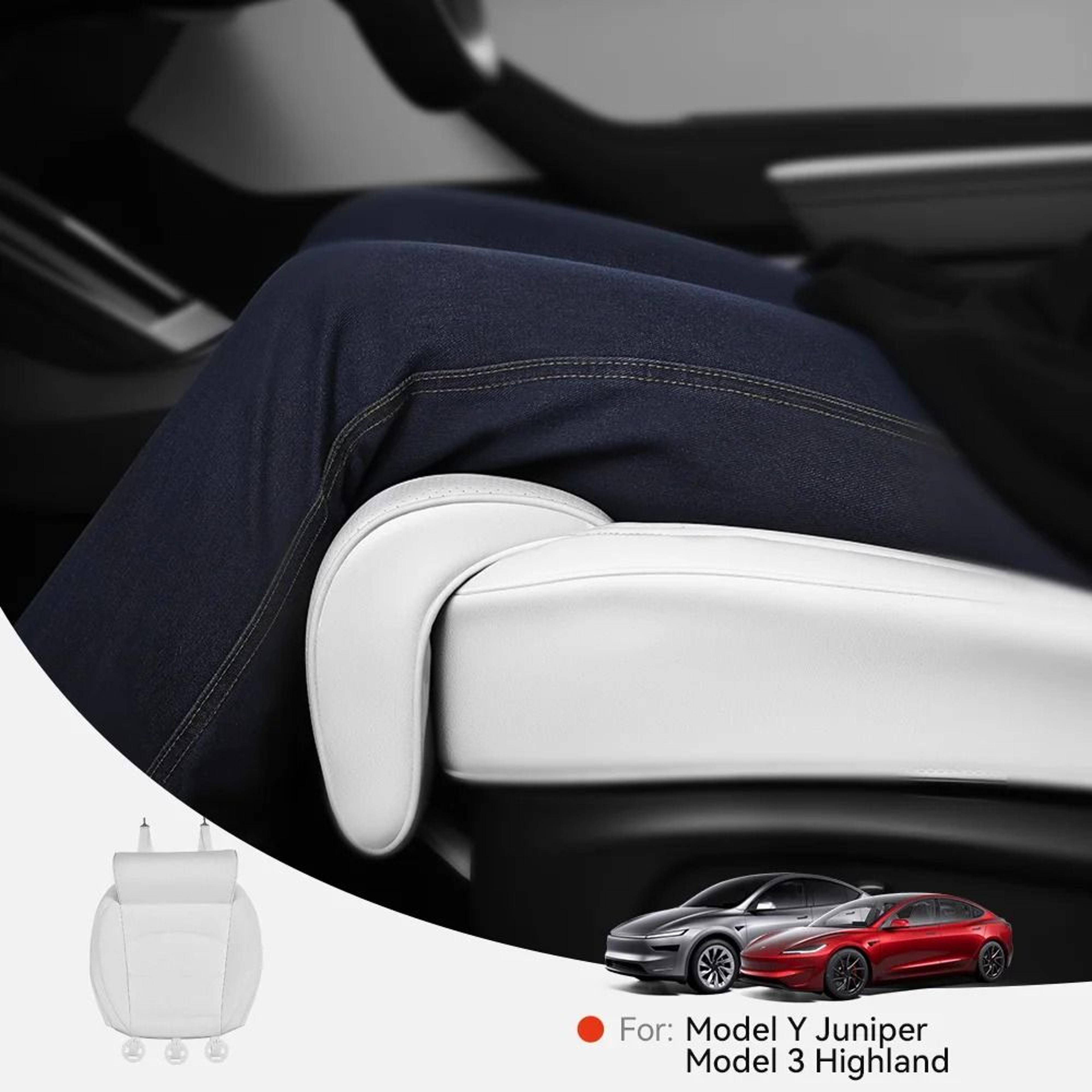 Tesla Model Y  Model 3 Leg Support Extension And Memory Foam Seat Cushion Extender 0
