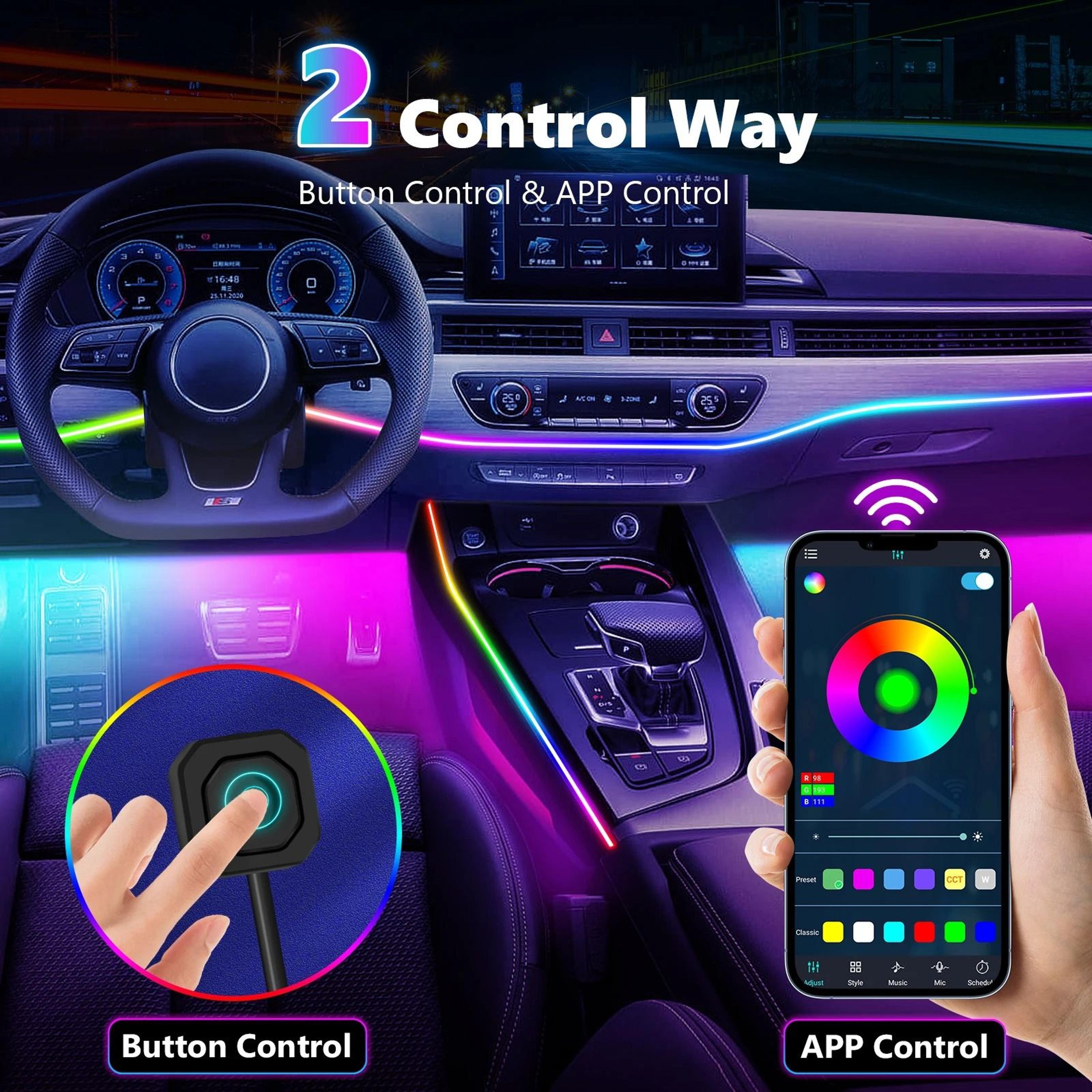 22in1 Symphony RGB Interior Ambient Lighting System 4