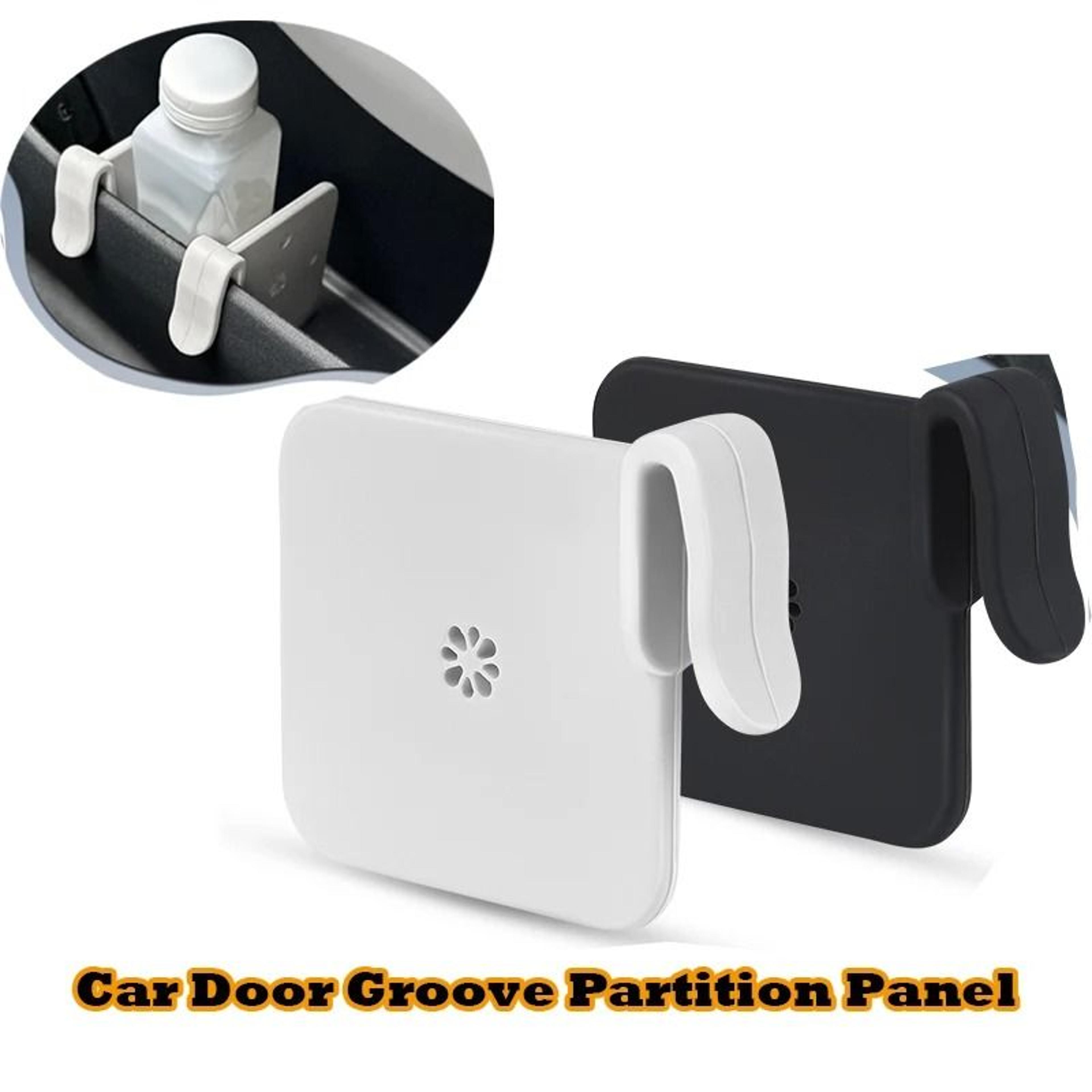 universal silicone car door storage slot partition and organization panel