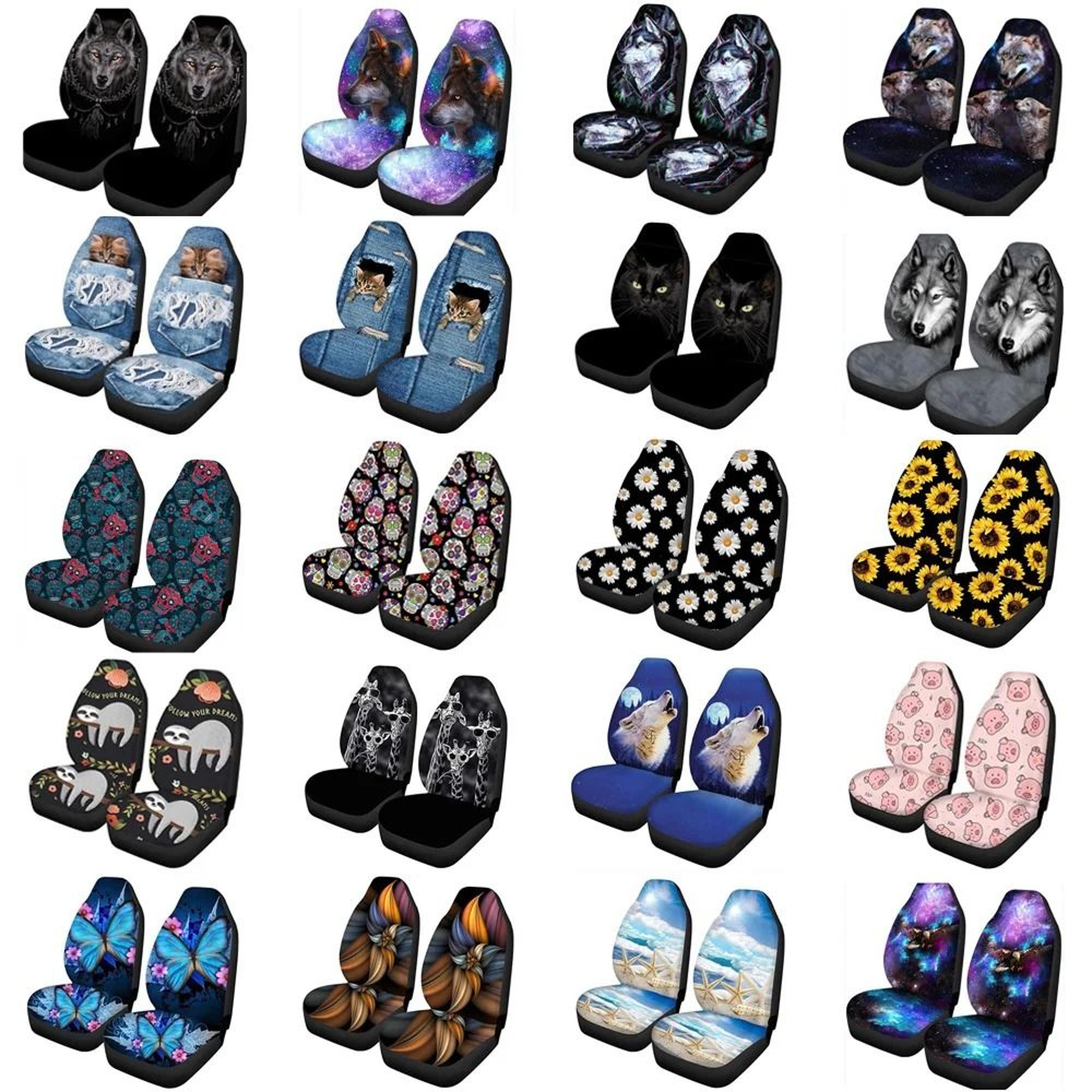 universal washable car front seat protector set