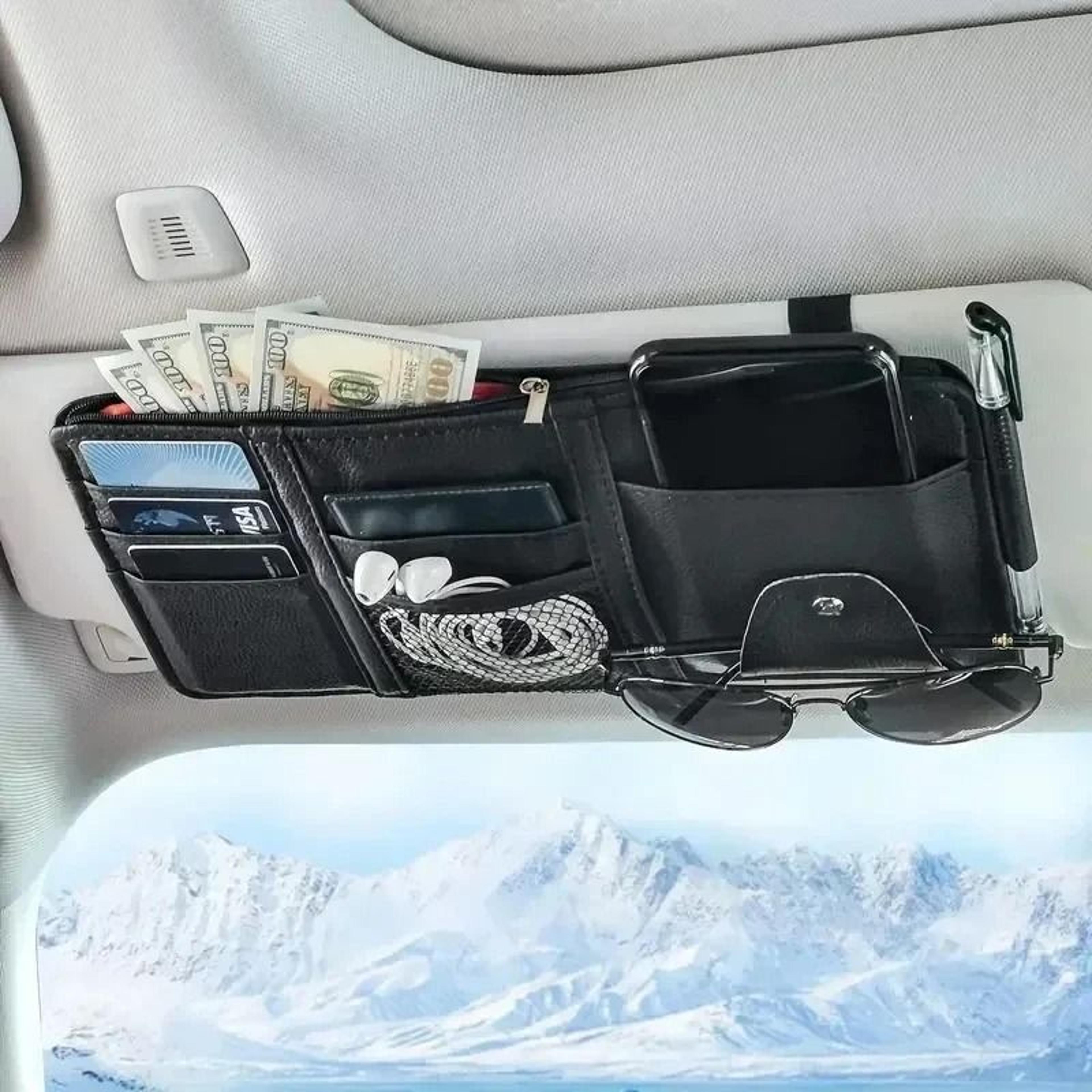 MultiFunctional Automotive Sun Visor Tactical Organizer 7