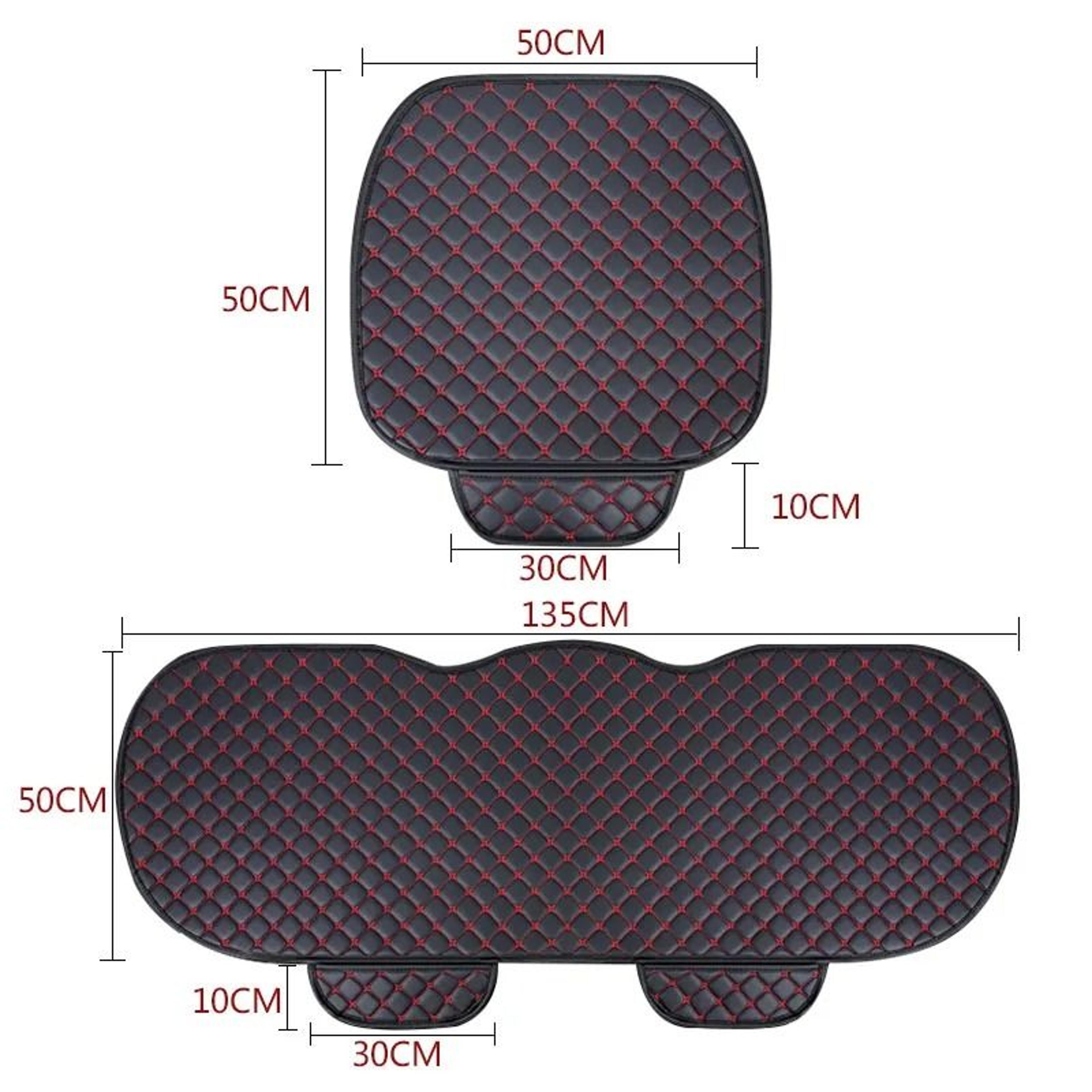 SEAMETAL Universal PU Leather FourSeasons Seat Protector 2
