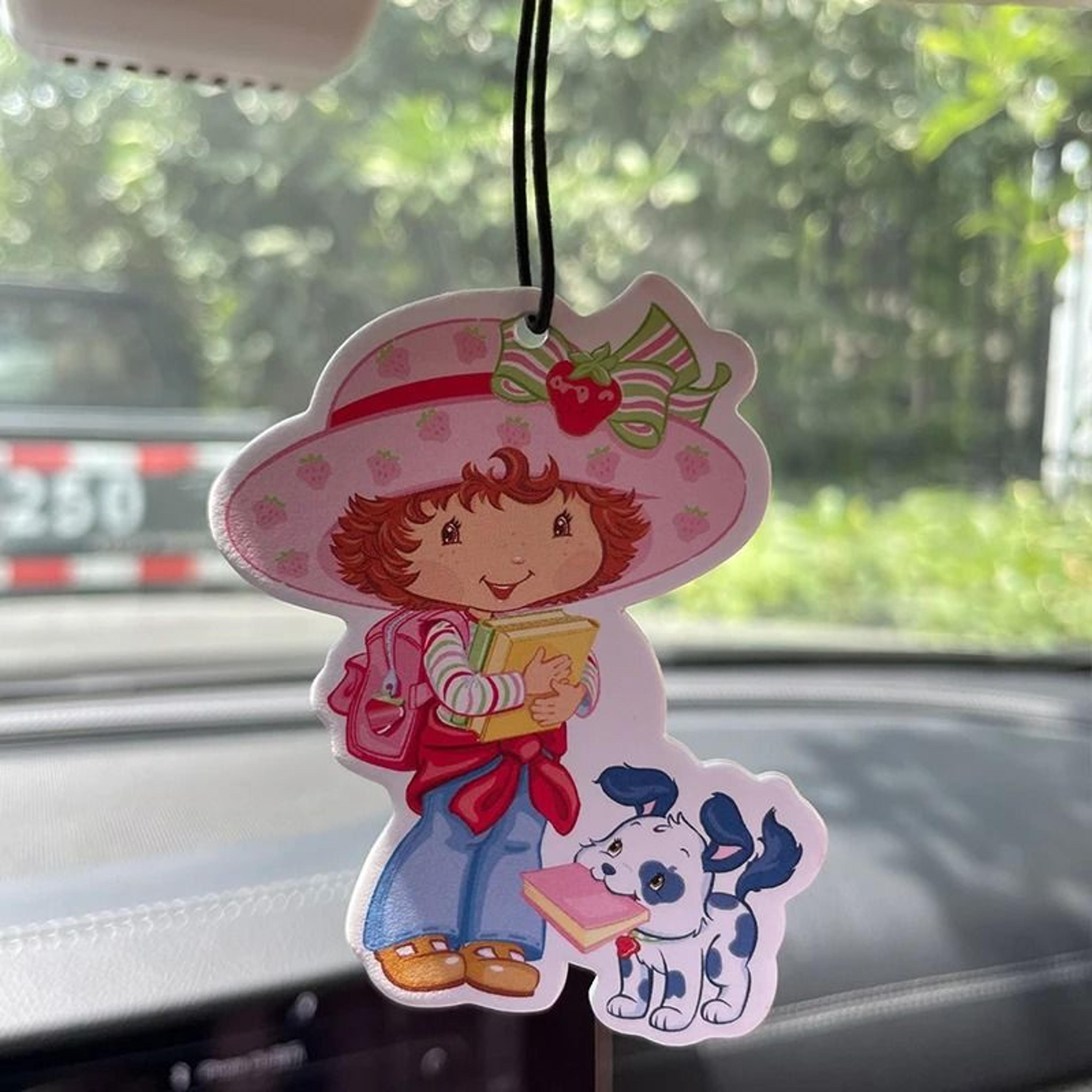 "strawberry girl & puppy" luxury hilton-inspired air freshener
