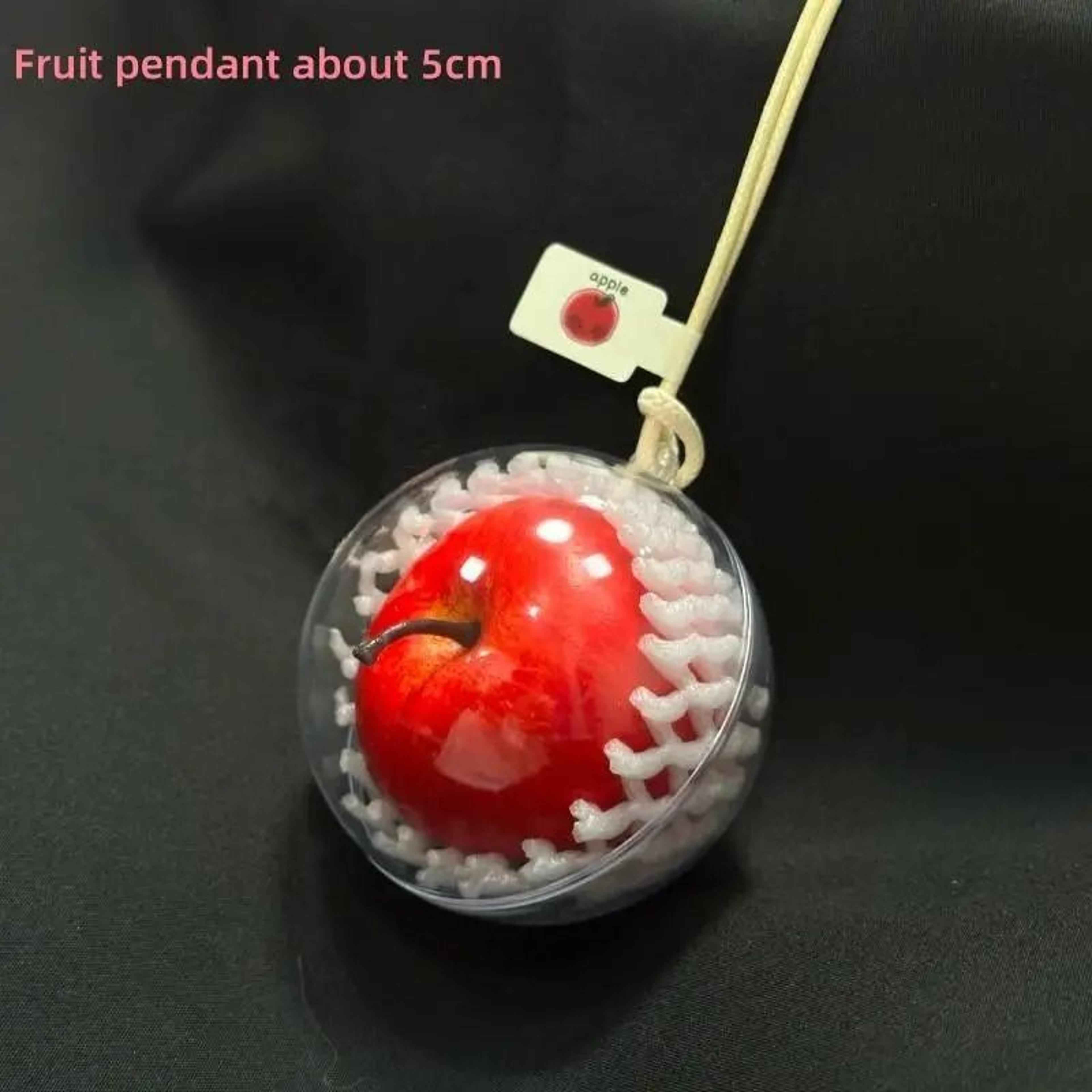 Handcrafted Fresh Harvest Simulated Fruit Car Ornament 7