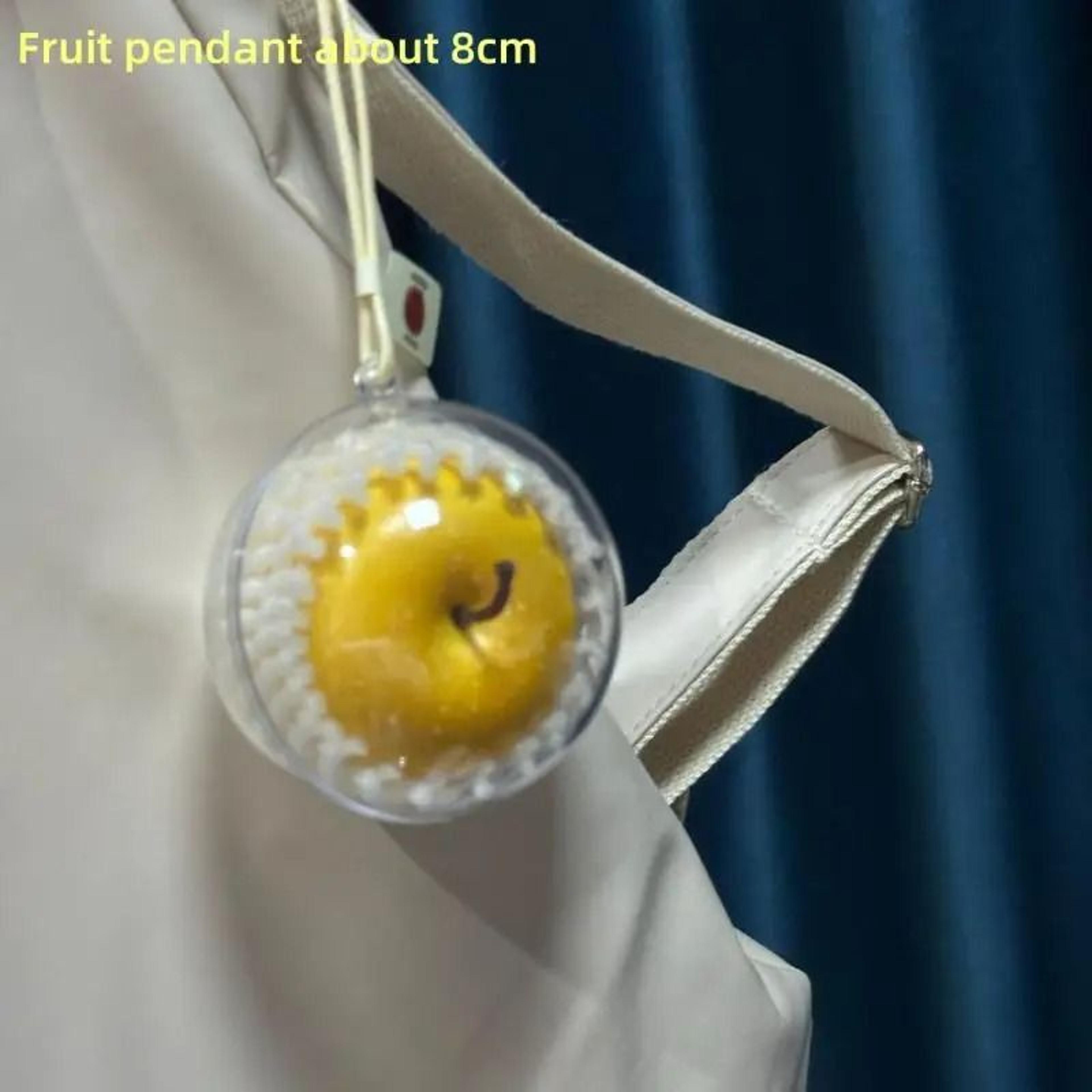 Handcrafted Fresh Harvest Simulated Fruit Car Ornament 9