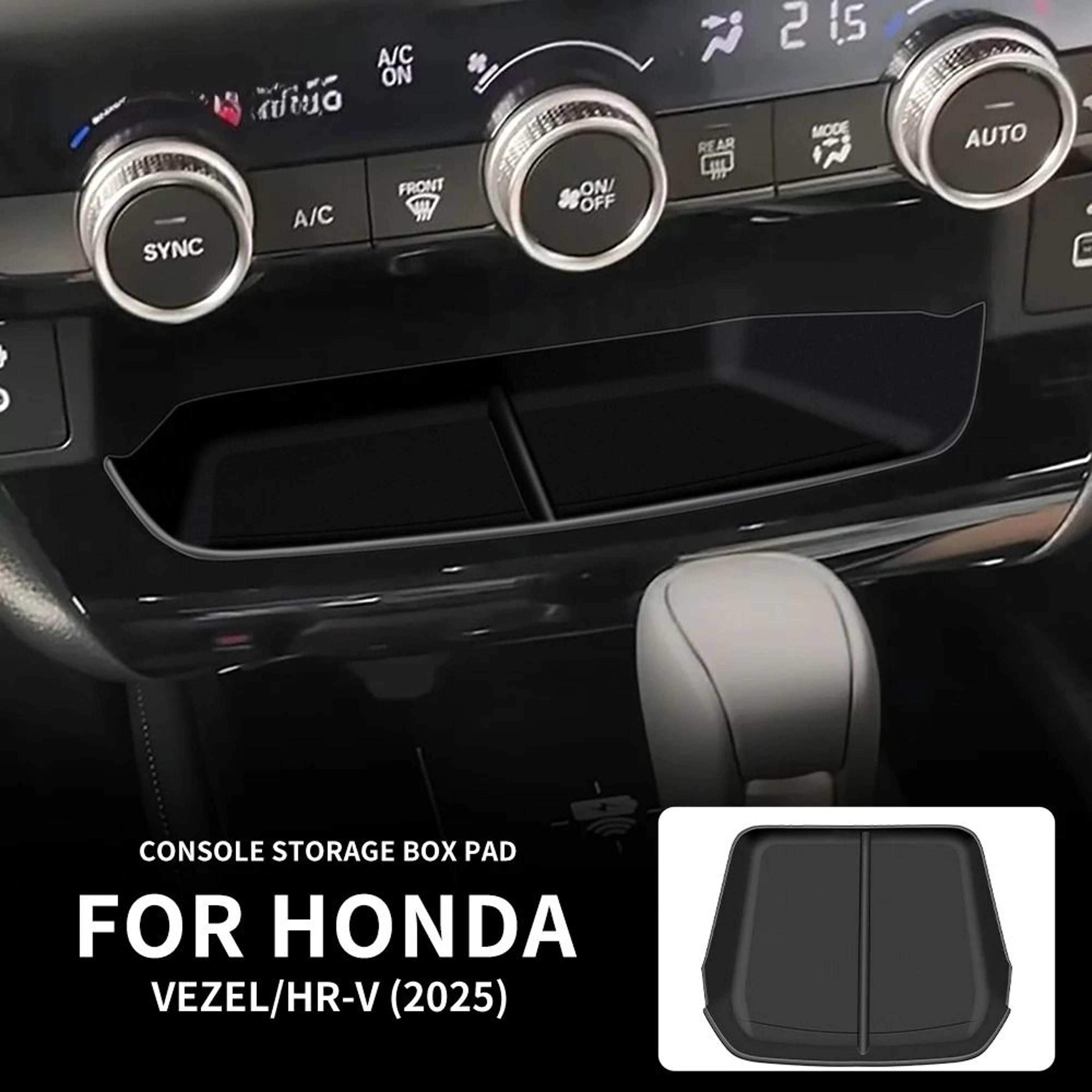 precision stealth center console storage for honda hr-v