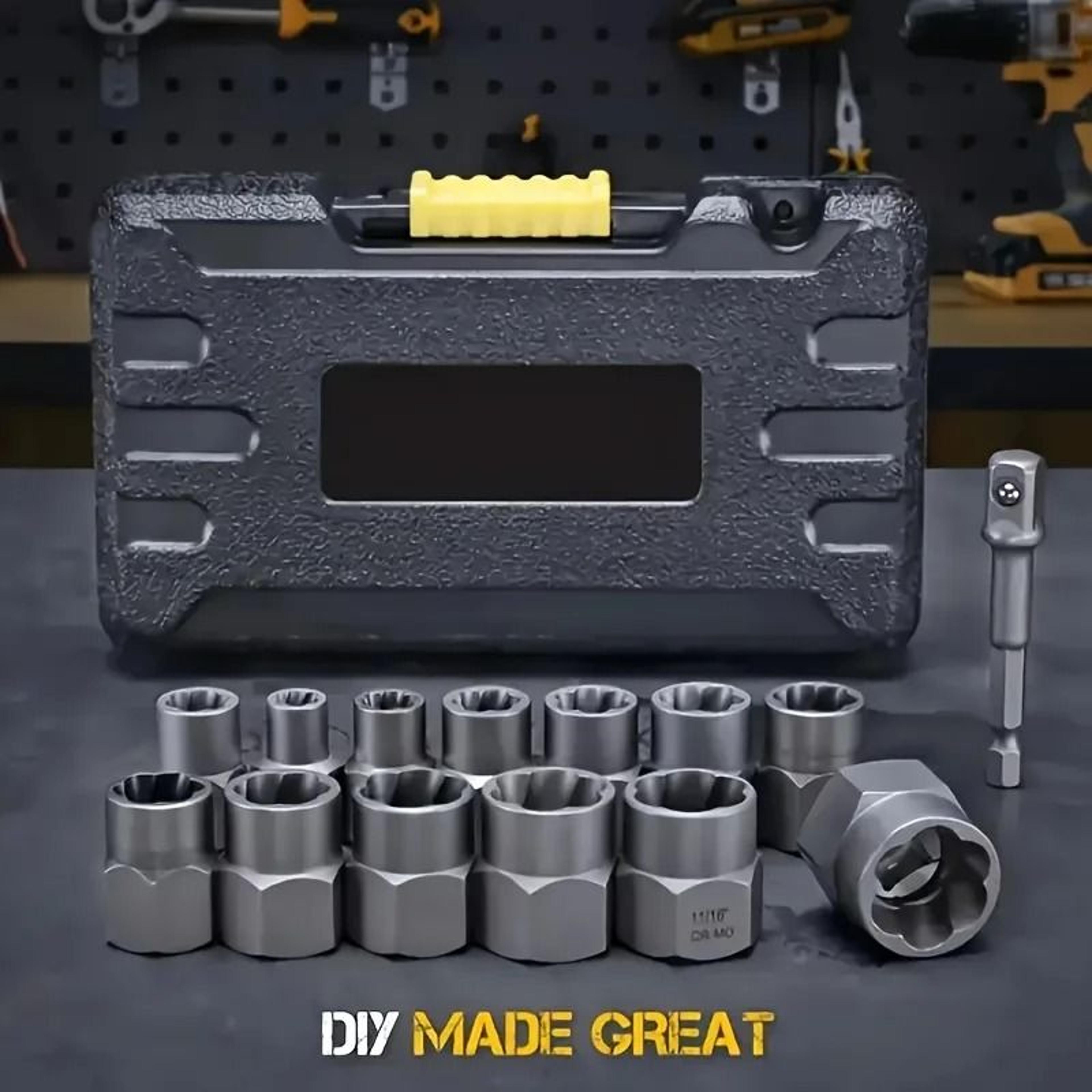 Precision HeavyDuty Nut  Bolt Extractor Master System 1