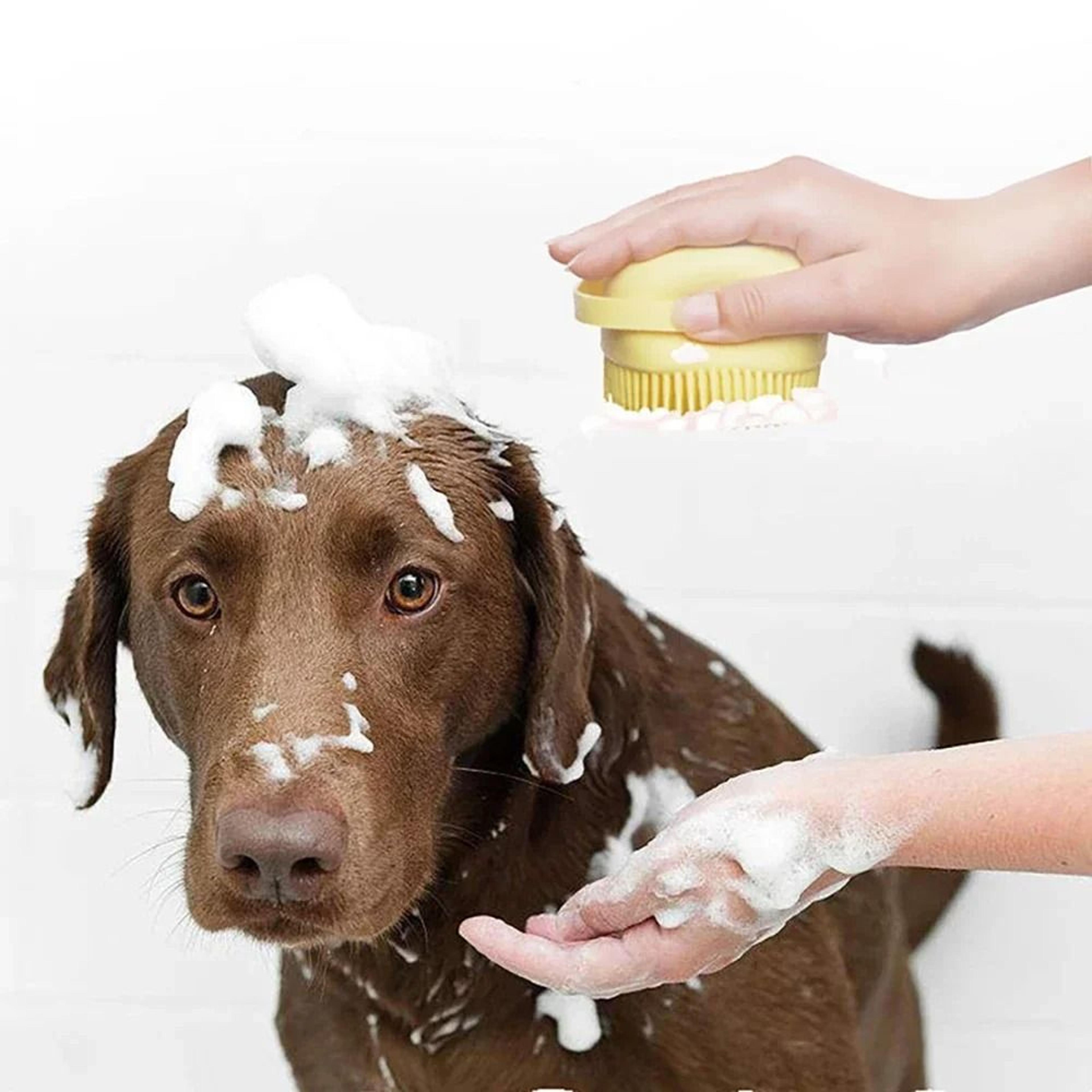 Silicone Pet Bath  Massage Brush 1