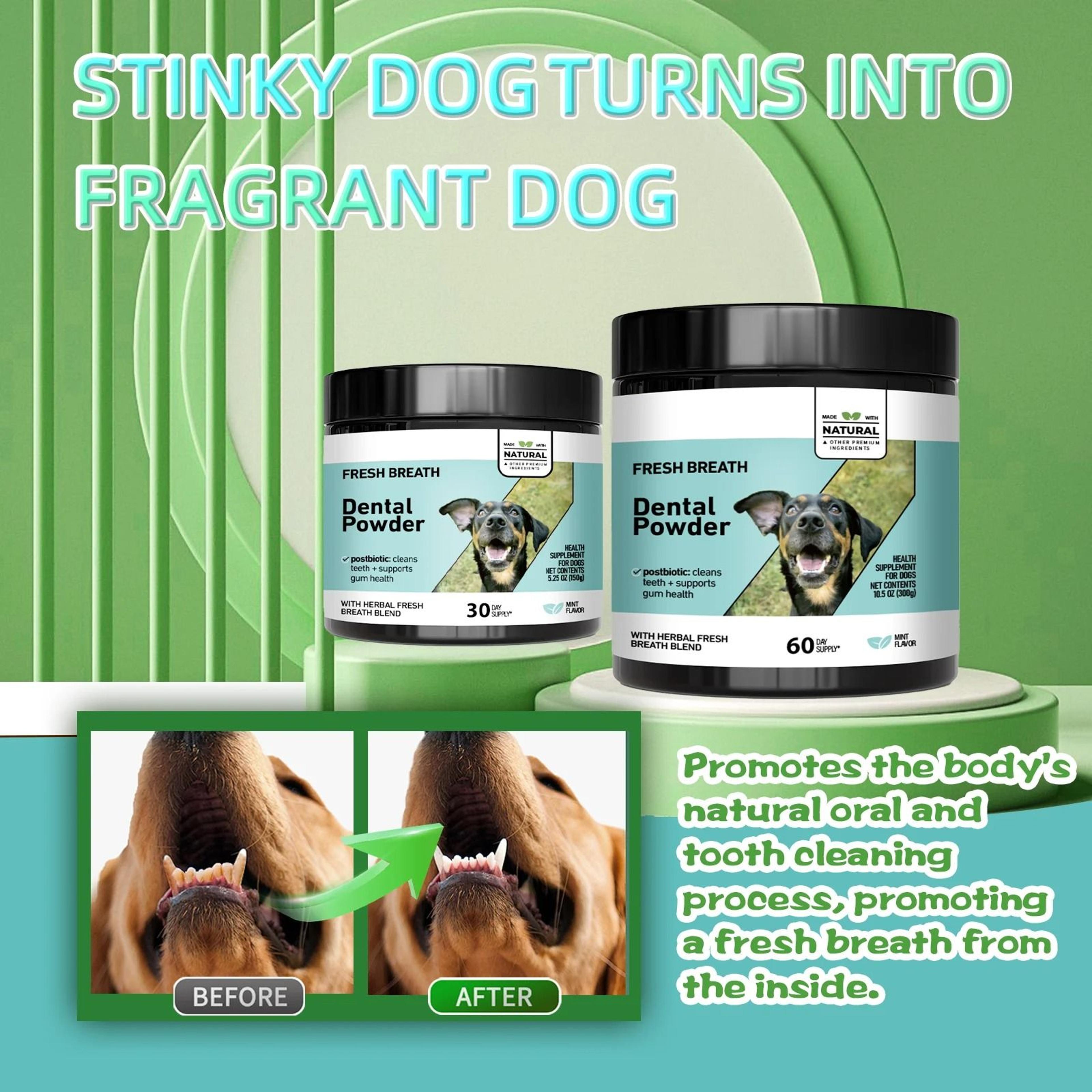 Mint Herbal Pet Teeth Powder 3