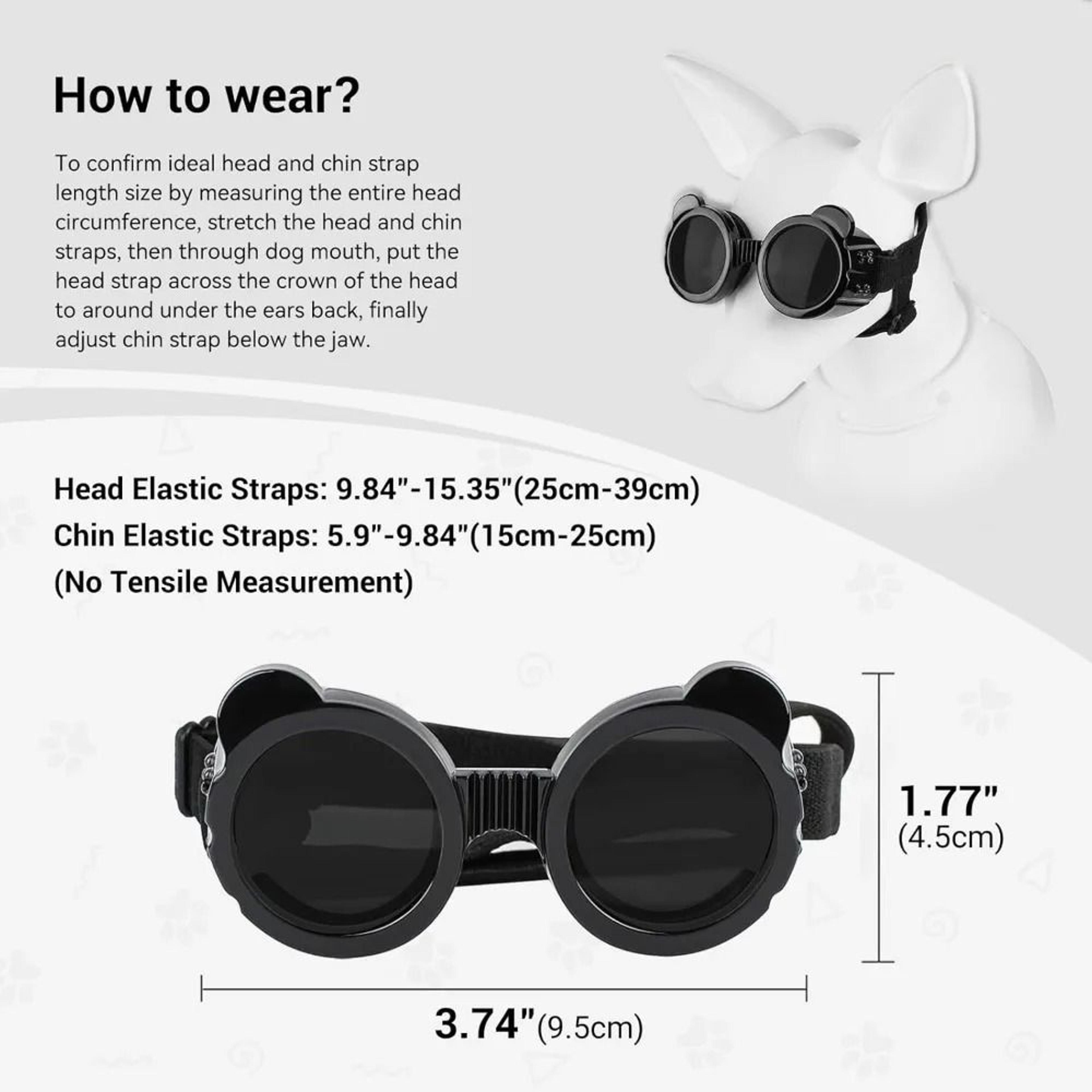 UV Protection Windproof Pet Sunglasses 2