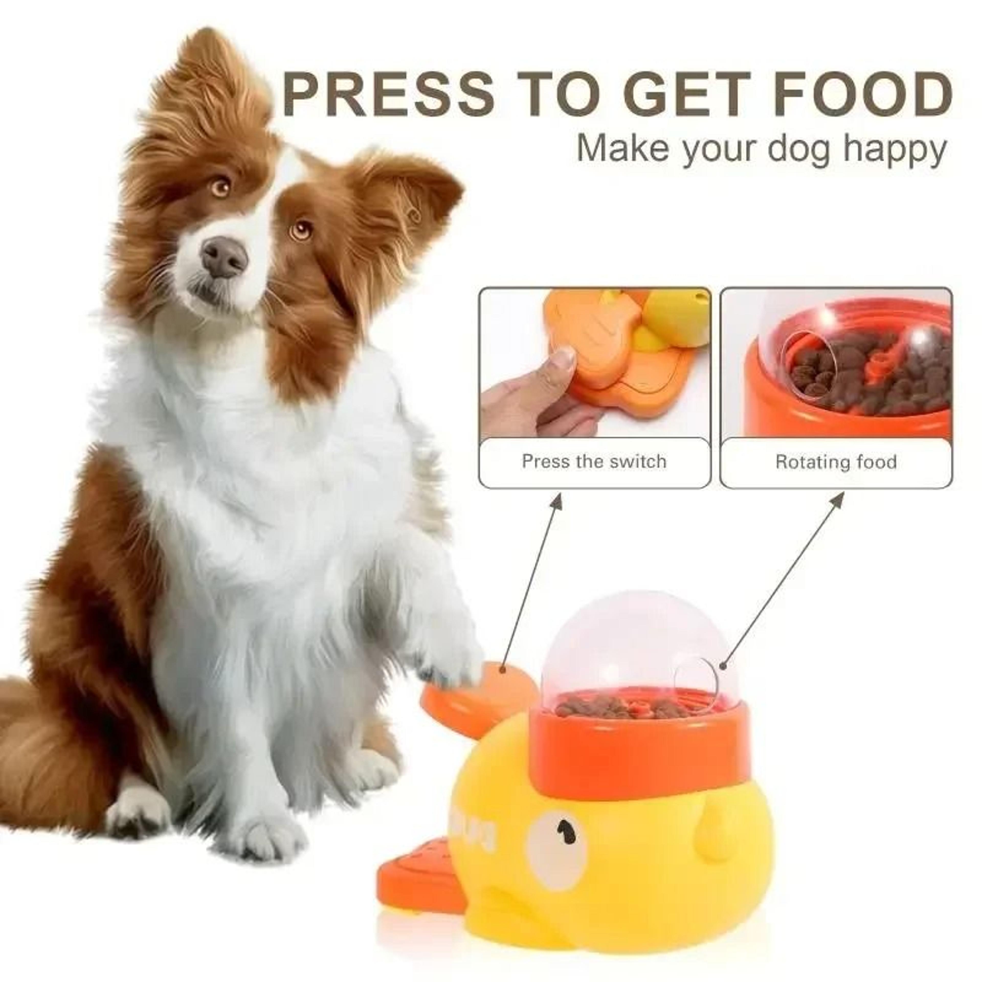 2in1 Interactive Duck Treat Dispenser  Slow Feeder 1