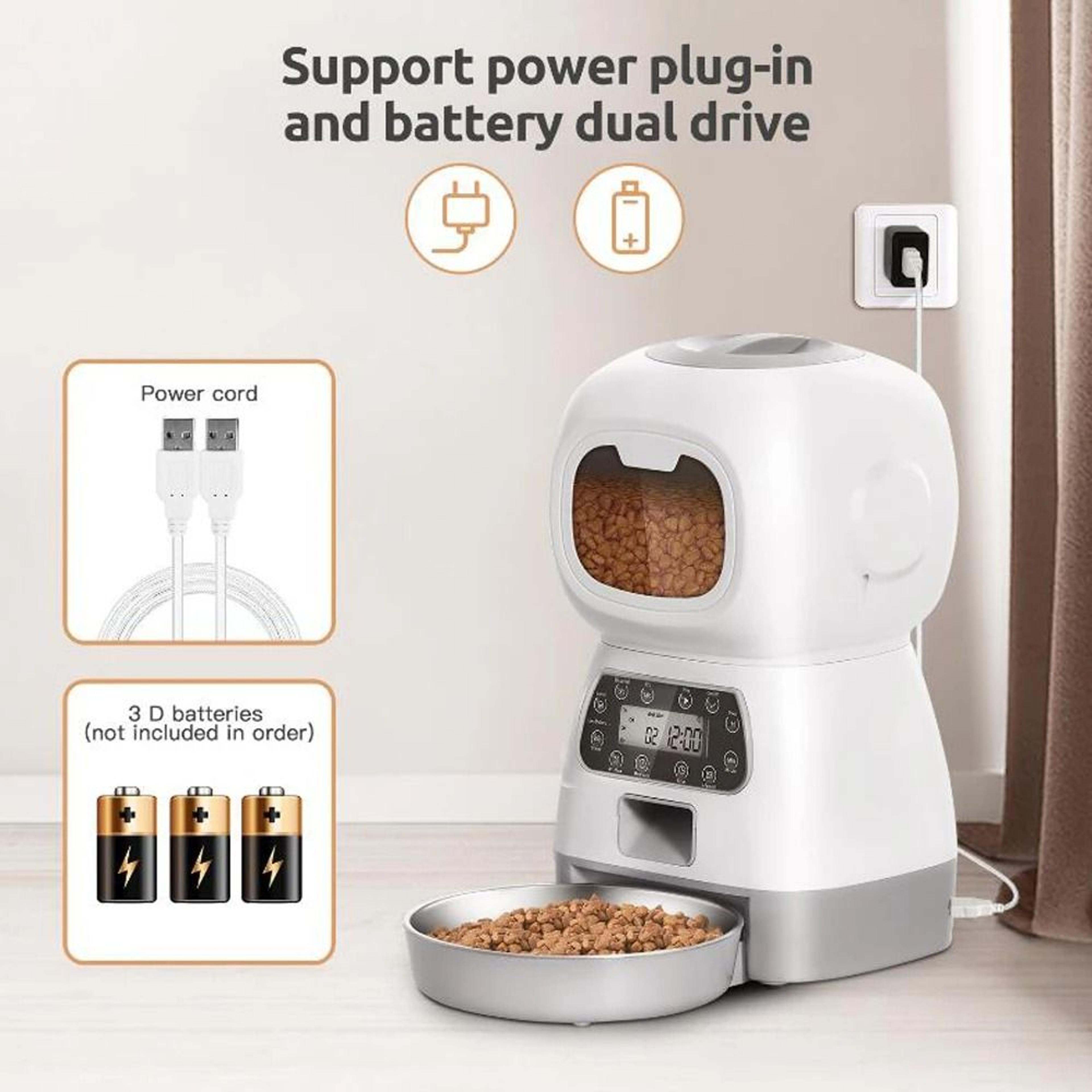 35L WiFi Smart Automatic Pet Feeder With Voice Recorder 4