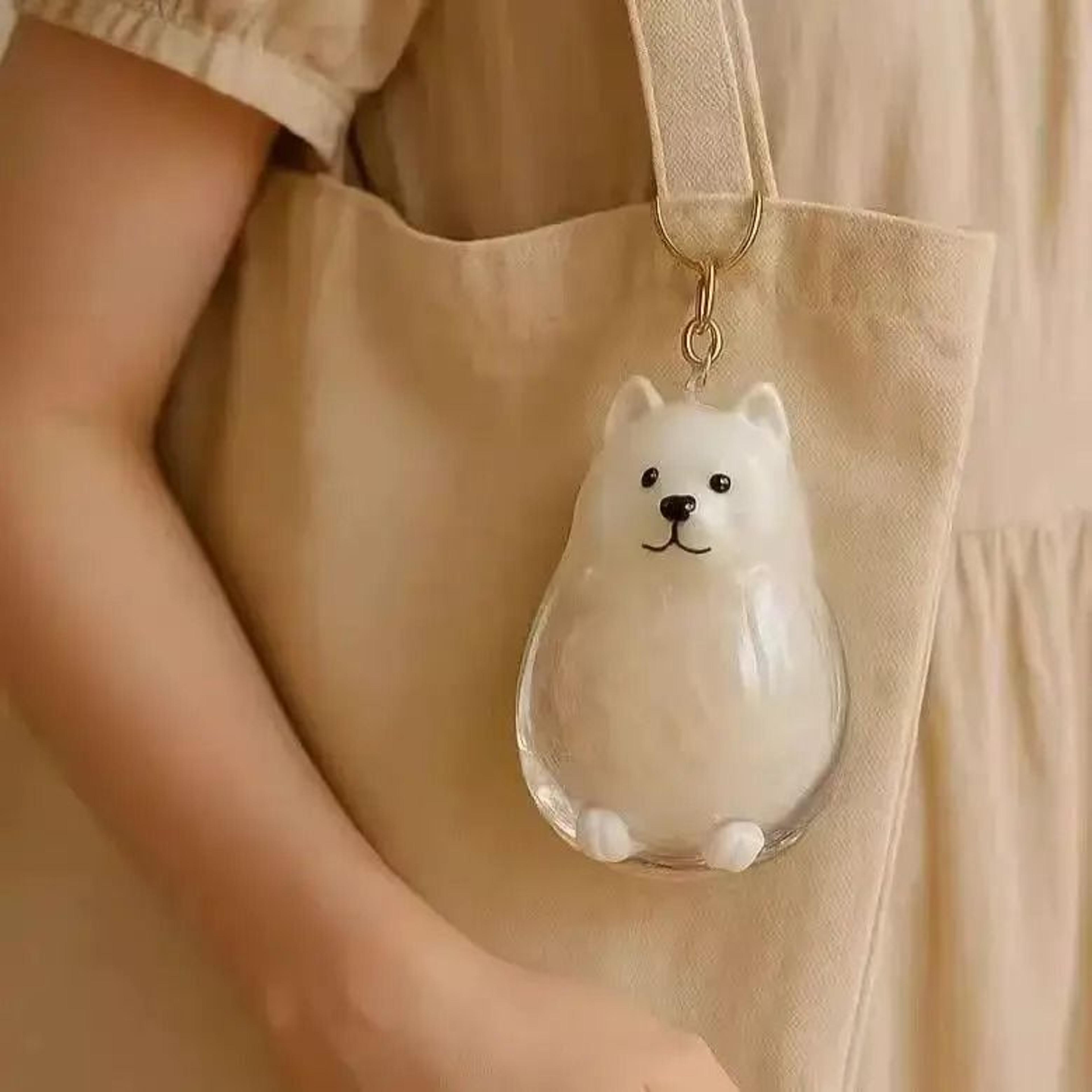 Pet Keepsake Hair Storage Keychain Pendant 4