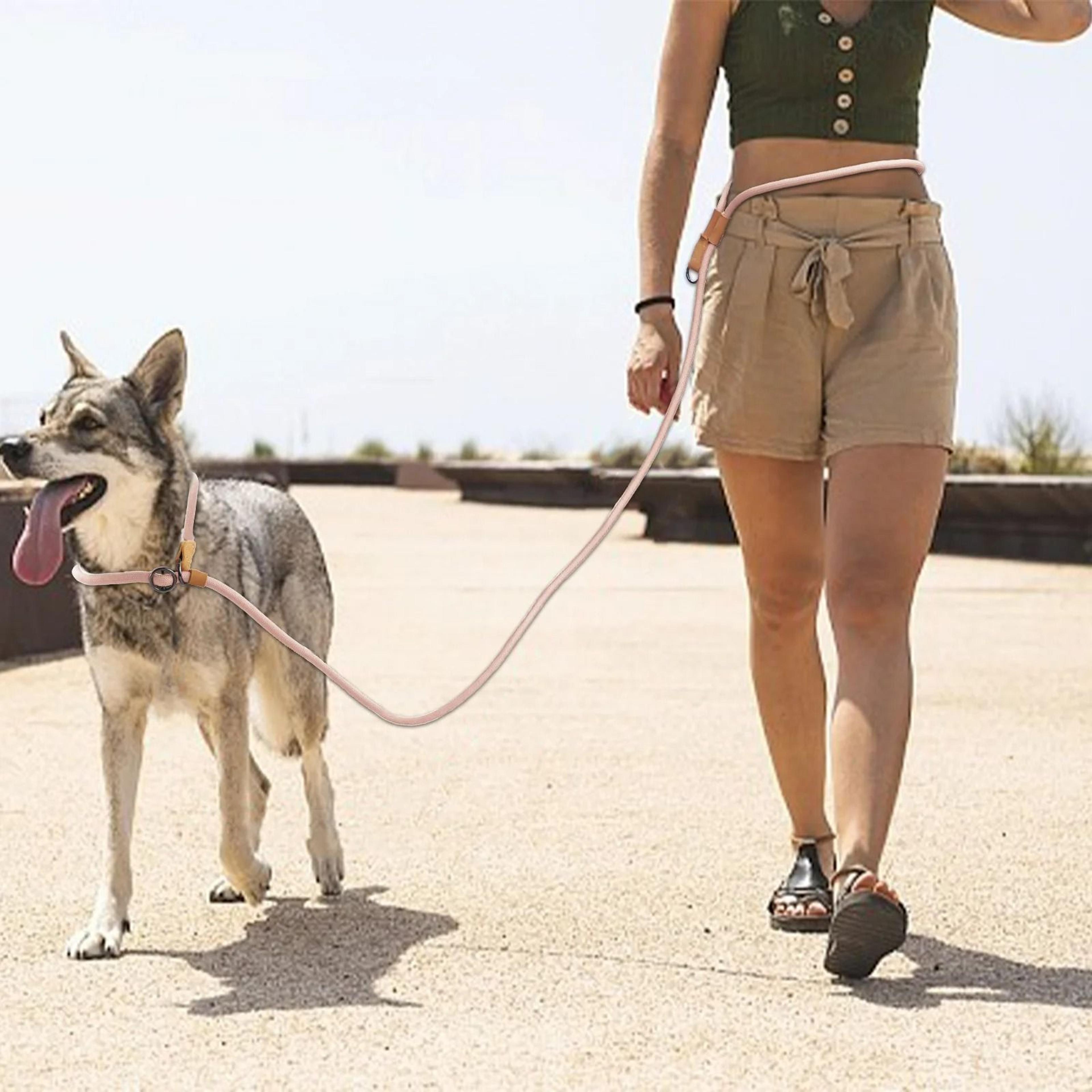 multi-functional adjustable p-shape hands-free leash