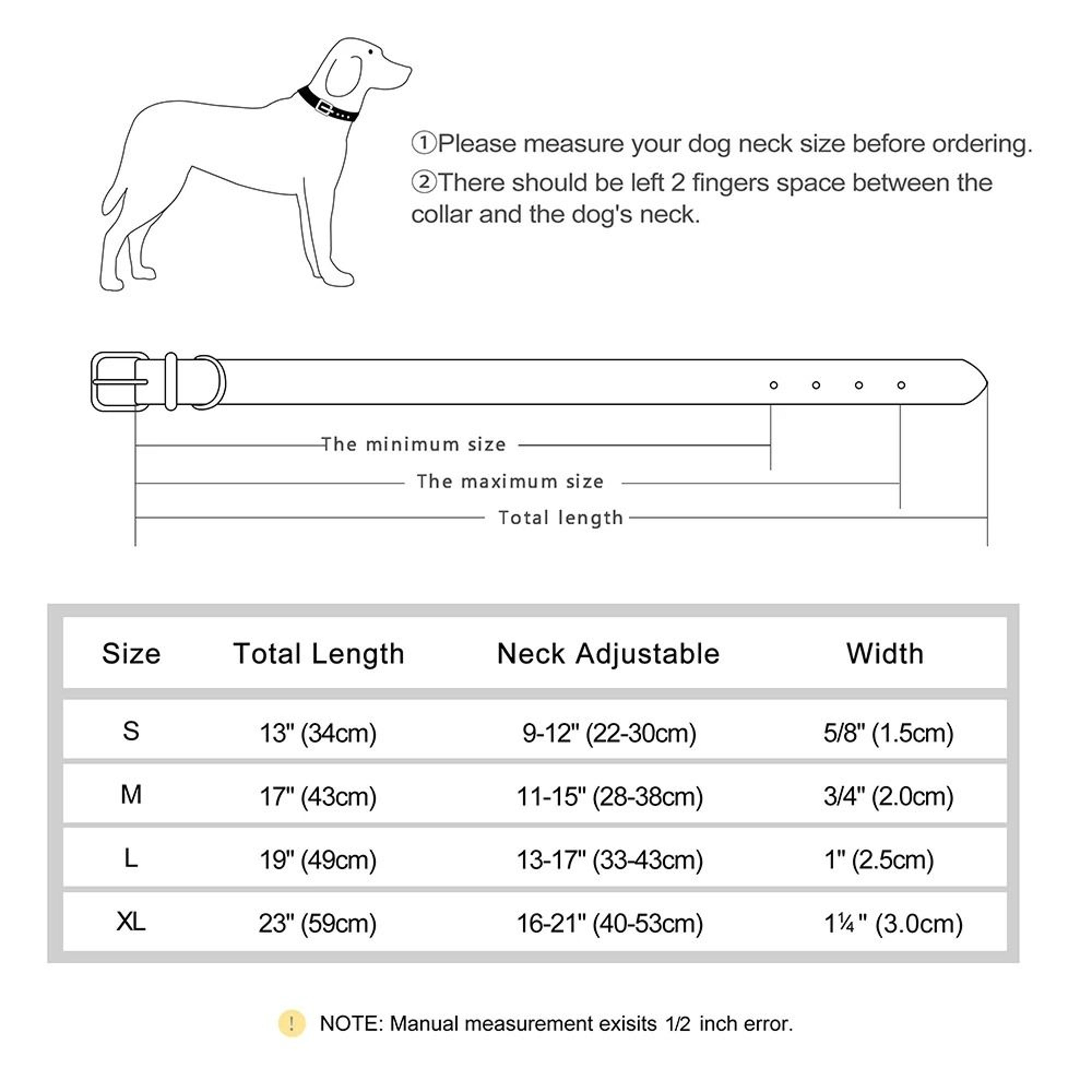 Custom Personalized Engraved PU Leather Dog Collar 5