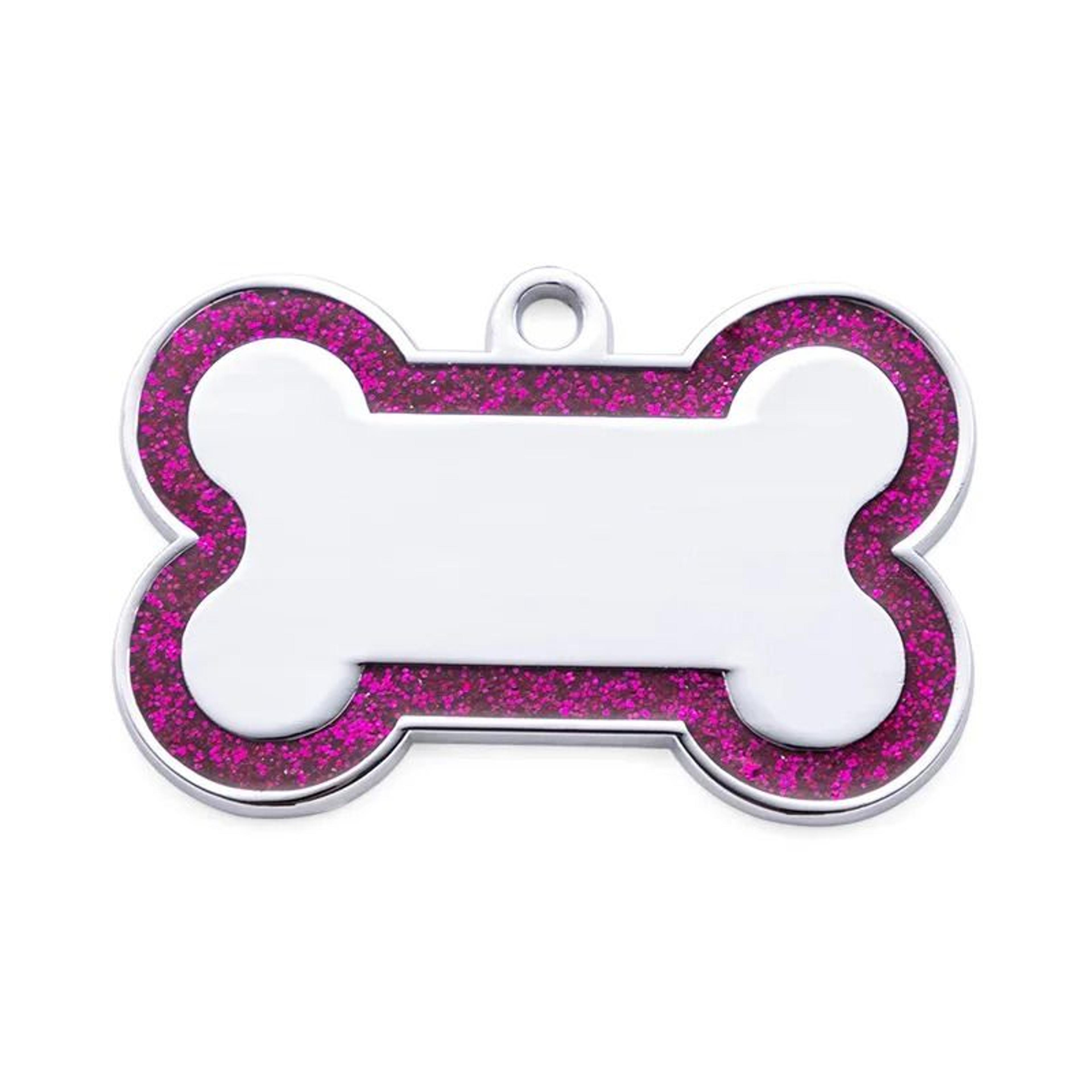 DoubleSided Glitter AntiLost Pet ID Tag 13