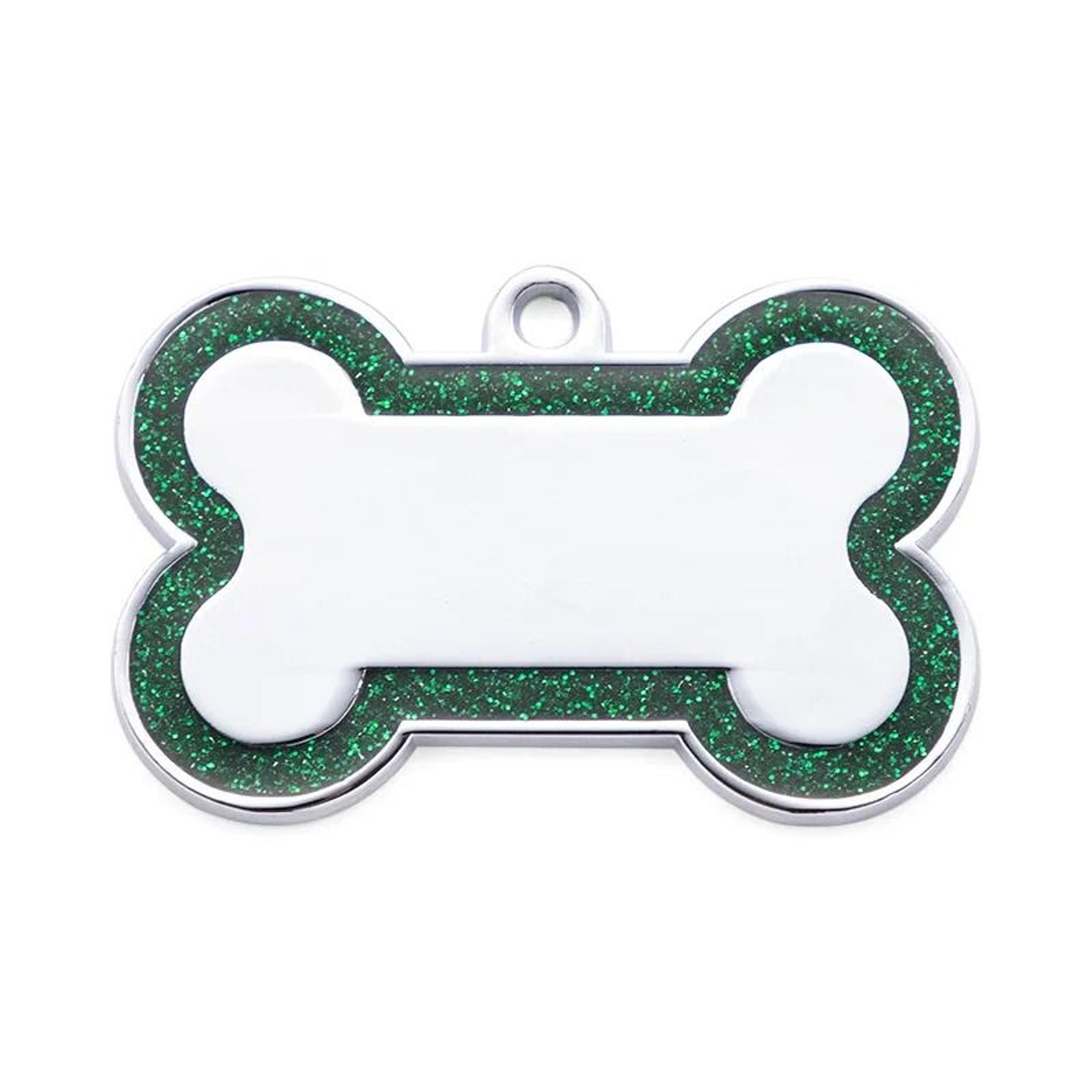 DoubleSided Glitter AntiLost Pet ID Tag 7