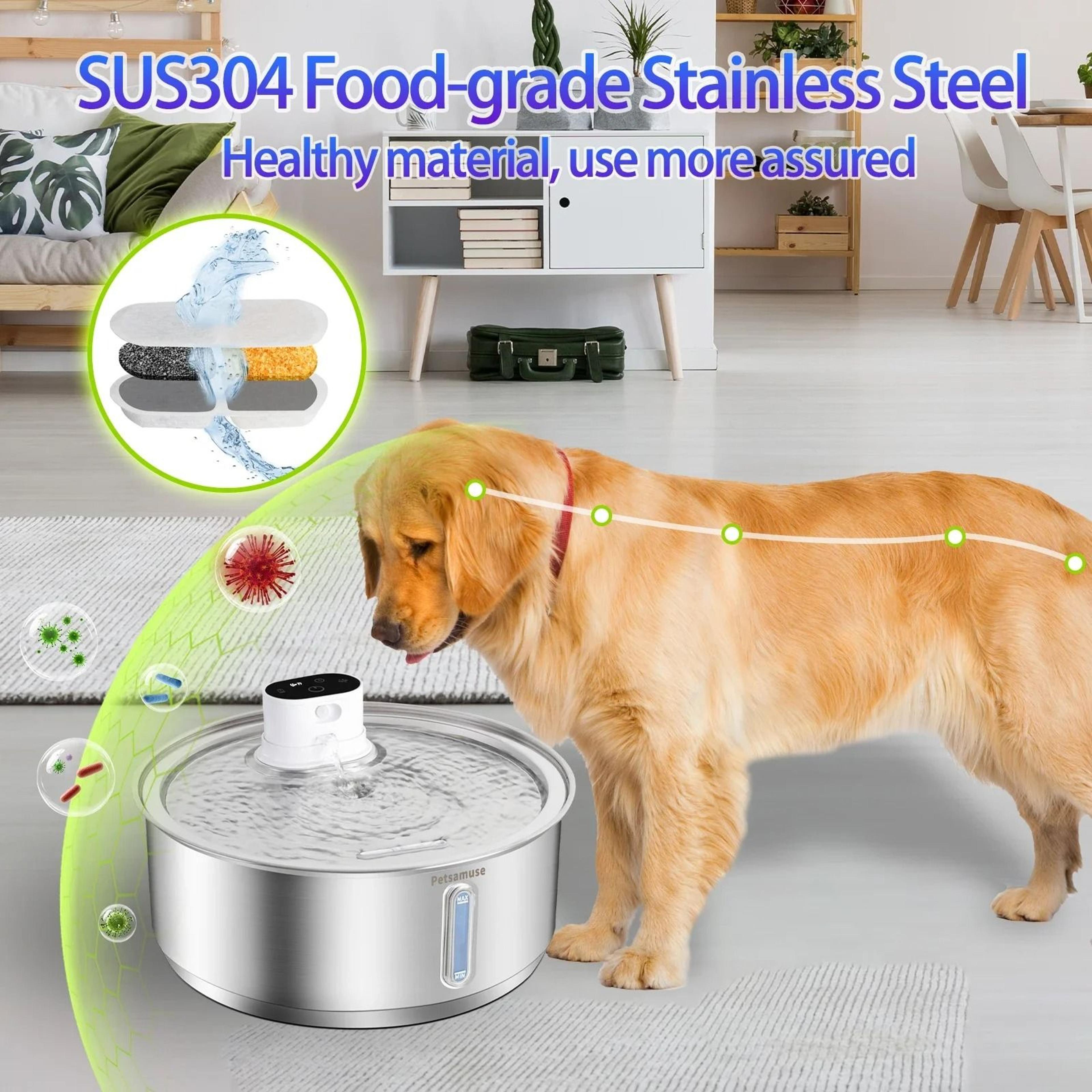 8L UltraLarge Stainless Steel Smart Water Fountain 1