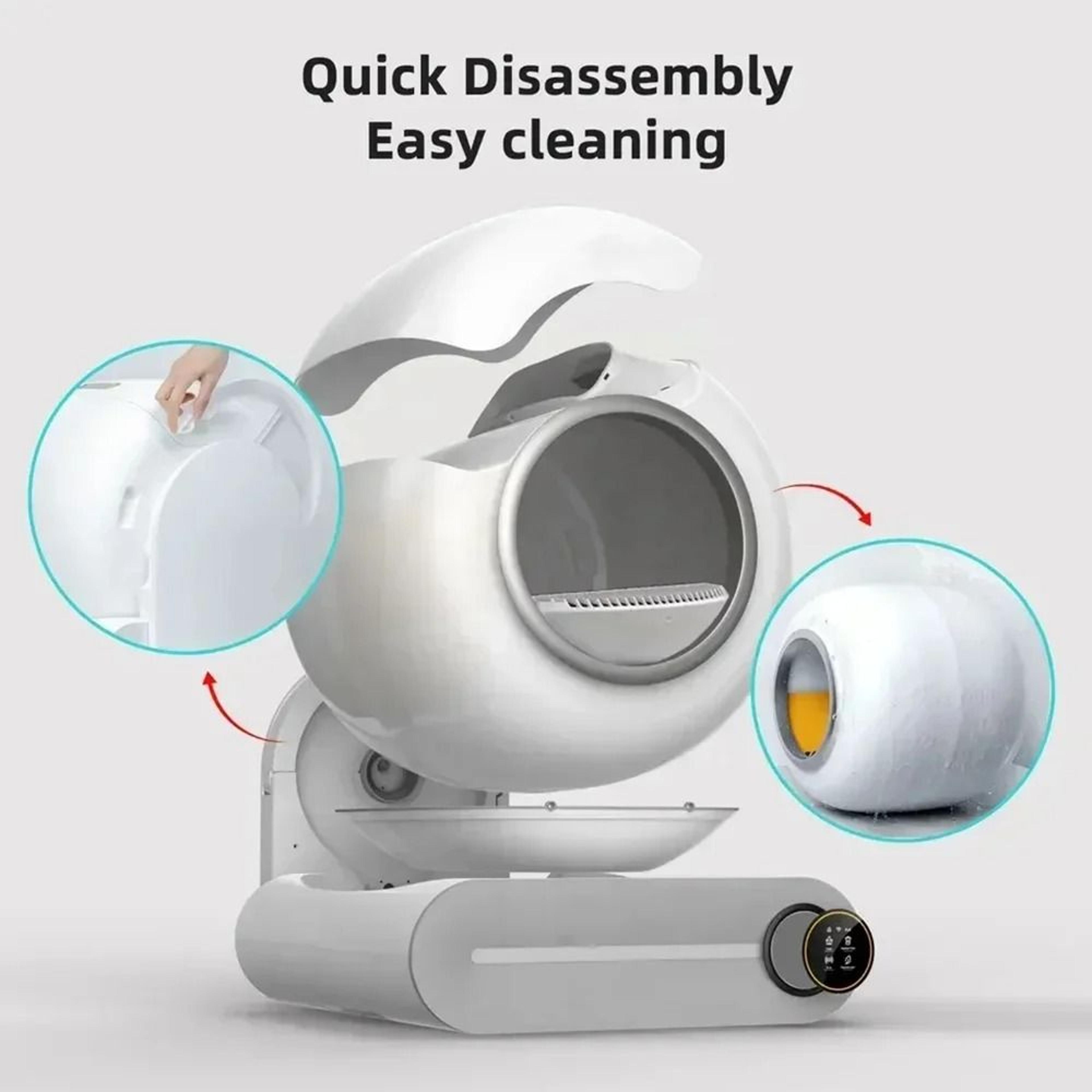 Tonepie 65L SelfCleaning Smart Cat Litter Box 1