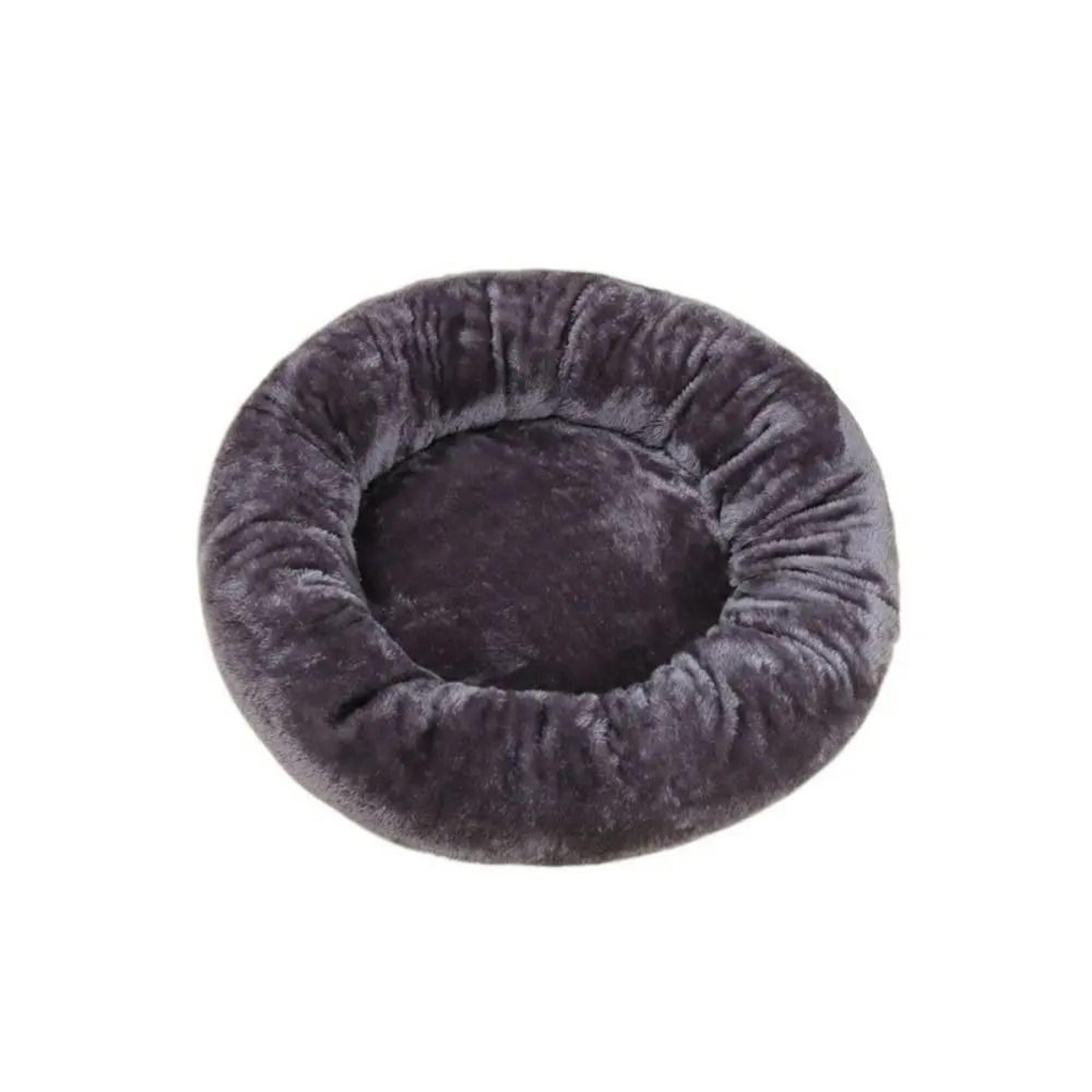 UltraSoft Velvet Donut Calming Bed 7