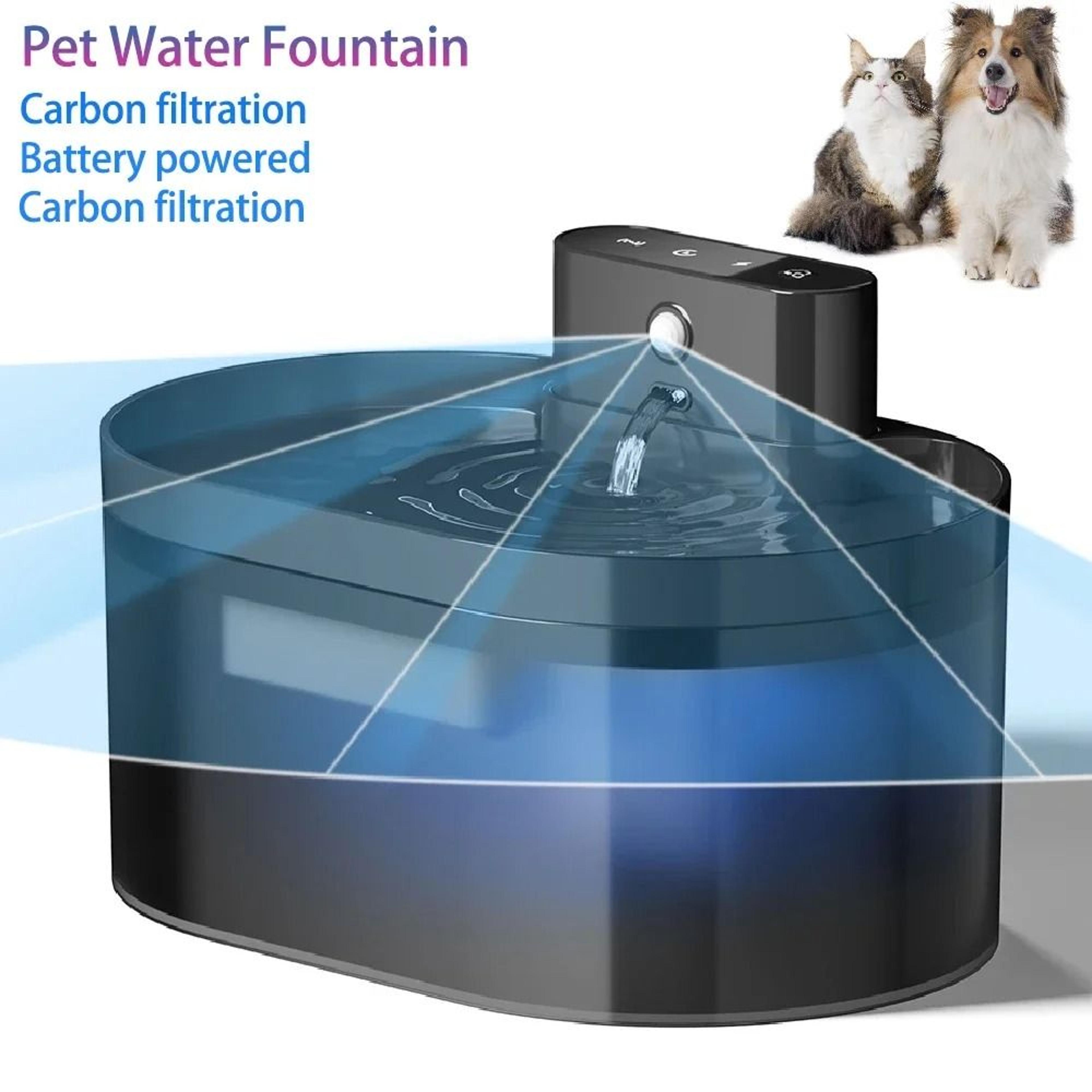 ultra-quiet wireless motion-sensing water fountain